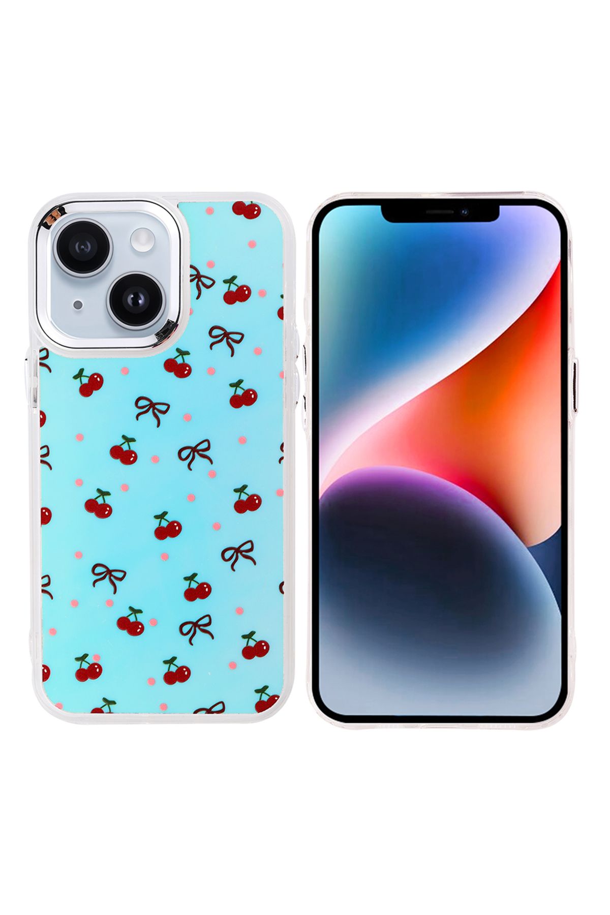 Rivor Apple iPhone 15 Uyumlu Kılıf Kamera Çıkıntılı Airbag Tasarımlı Desenli Premium Kapak