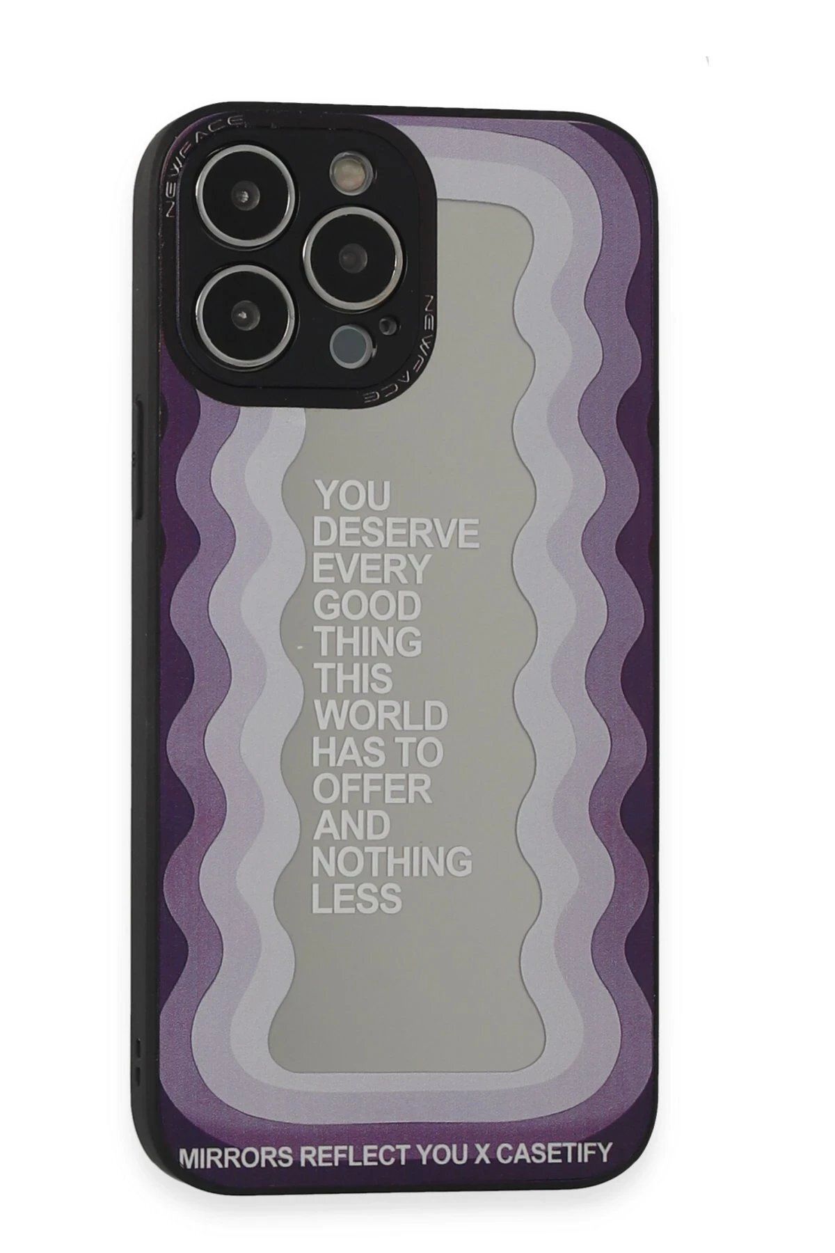 Toptan Bulurum Newface iPhone 13 Pro Kılıf Mirror Desenli Kapak - Mirror - 5