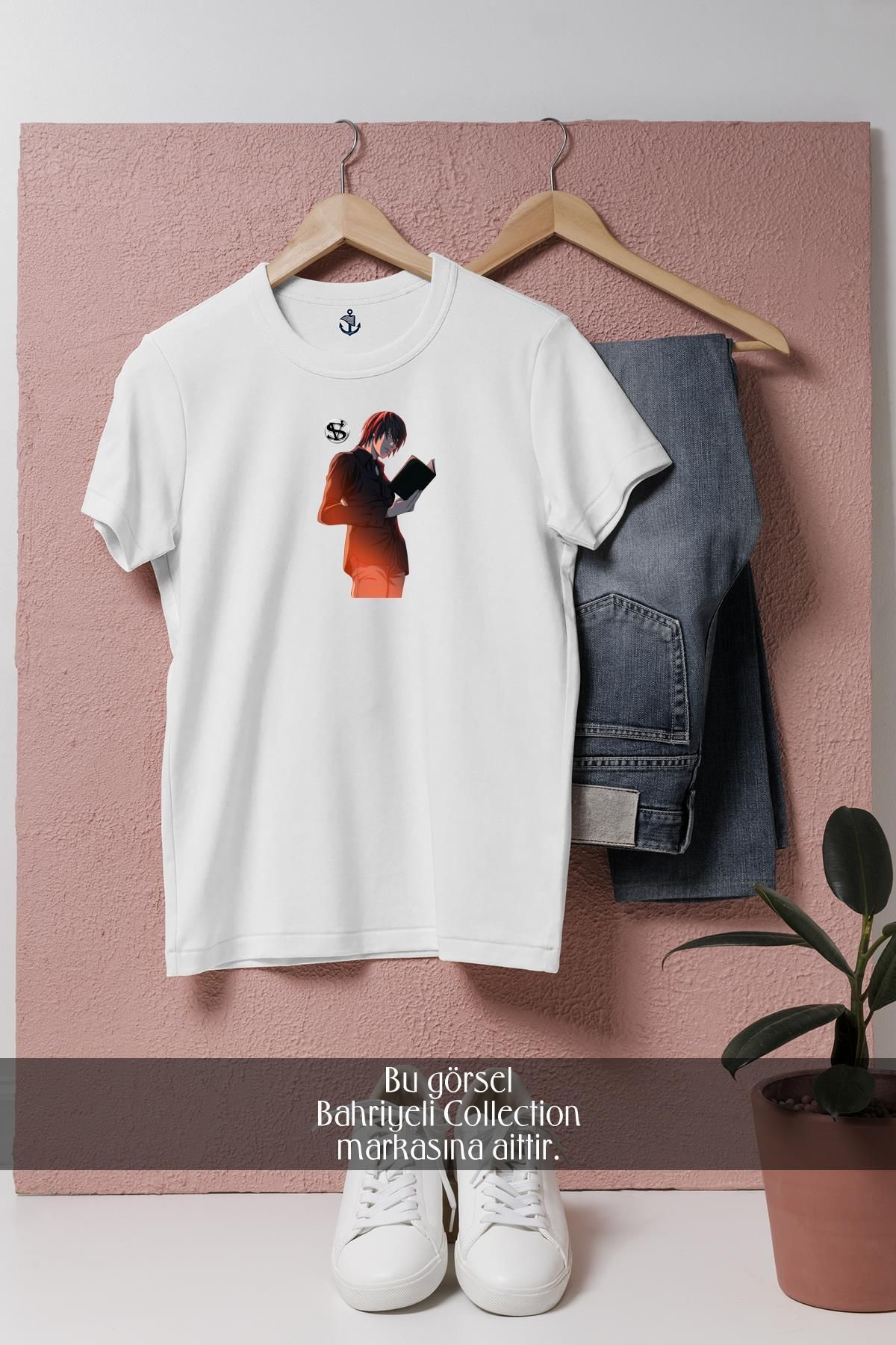 bahriyeli.jpeg Oversize Light Yagami Ryuk Near Death Note Another Note Tasarımlı Unisex T-Shirt