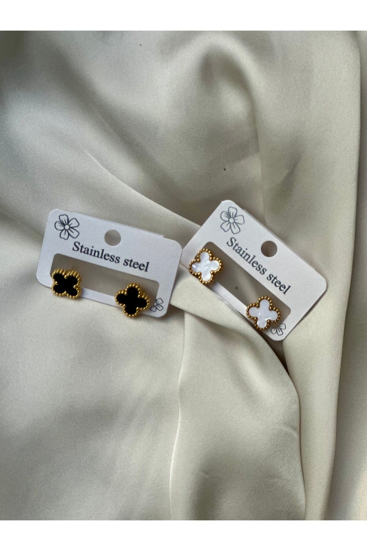 Liyajewellery Van Cleef Küpe Çelik (316L)