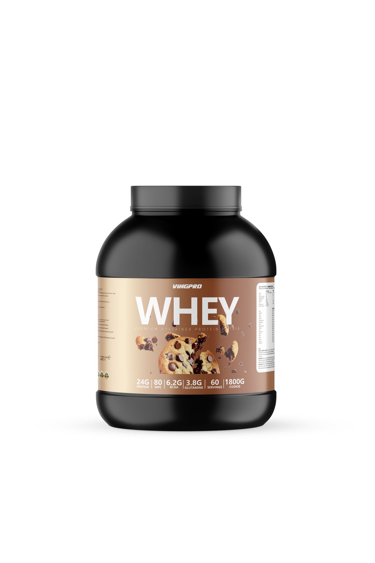 vingpro Whey Protein Pro WPC80 – Kurabiye Aromalı | 60 Servis