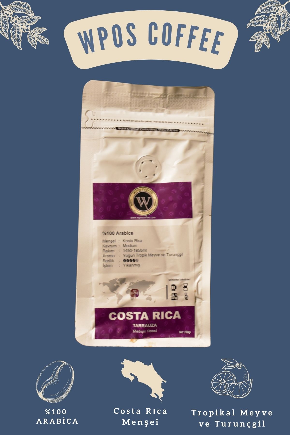 wpos coffee WPOS Premium Costa Rıca
