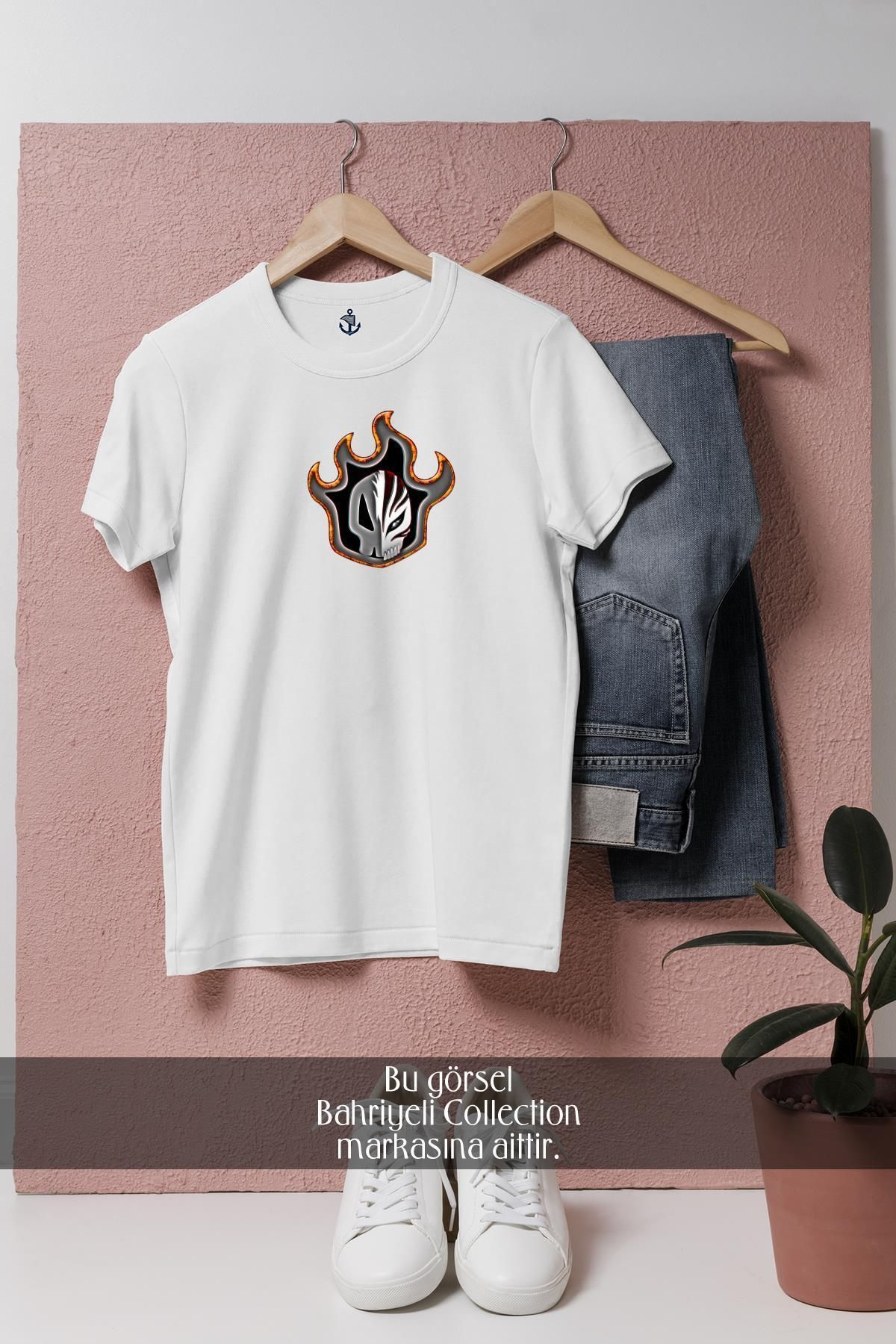 bahriyeli.jpeg Oversize Bleach Anime Logo Tasarımlı Unisex T-Shirt