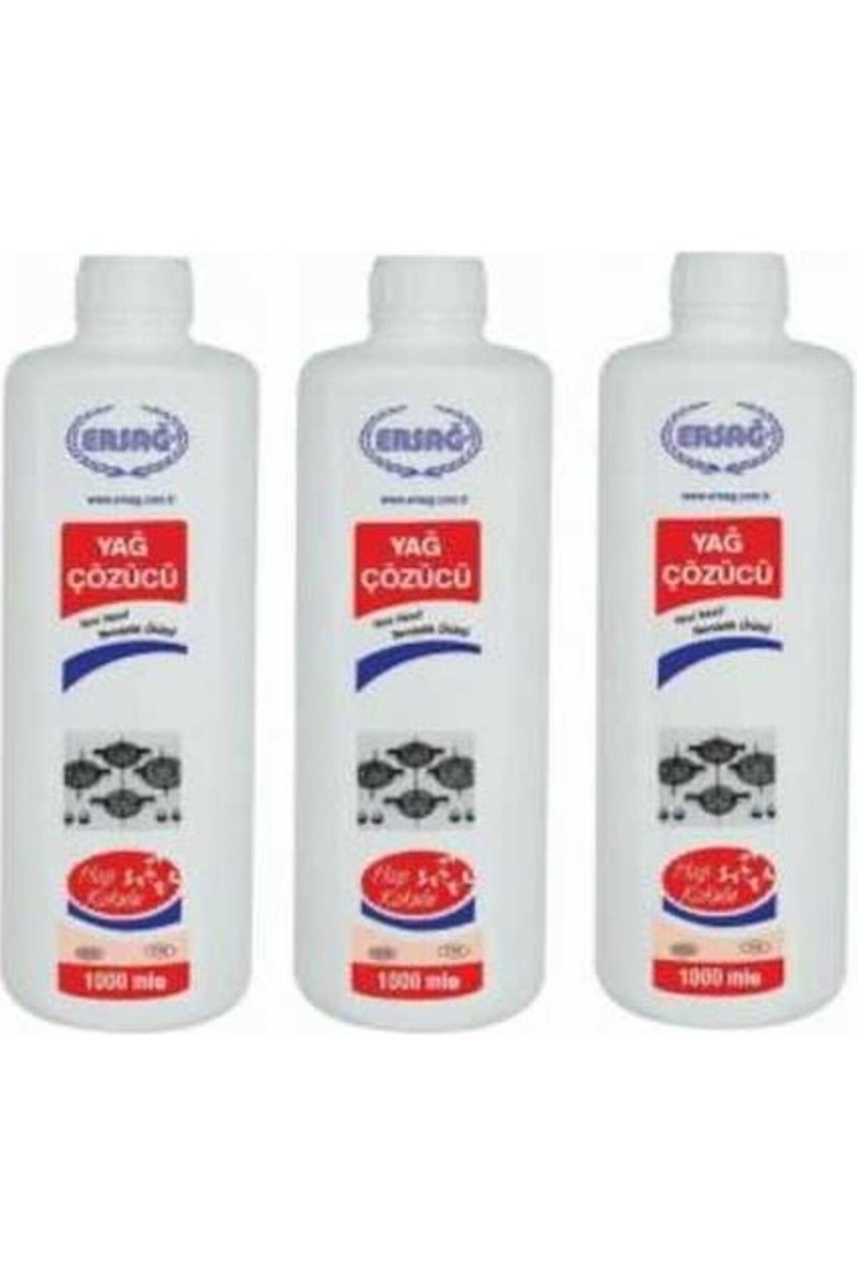 Ersağ Ersağ Yağ Çözücü 1000 ml 3 Adet