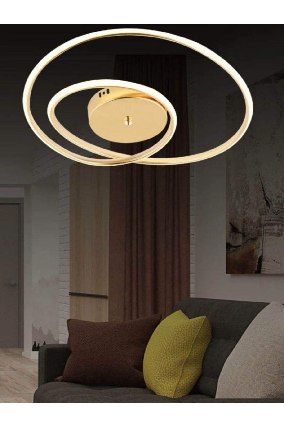 intenseaydınlatma İNTENSE MODERN LUXURY PLAFONYER 3 RENK AVİZE