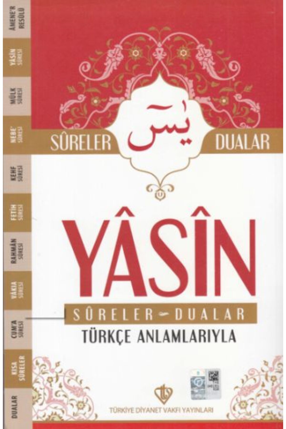 Türkiye Diyanet Vakfı Yayınları Yasin Sureler ve Dualar Türkçe Anlamlarıyla