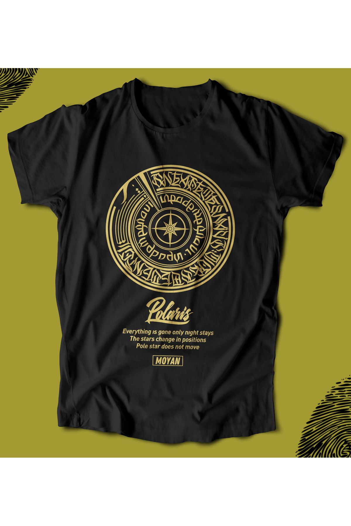 BUTSHIRT BU Tişört 'Moyan - Polaris' Regular-Fit' Unisex Tişört