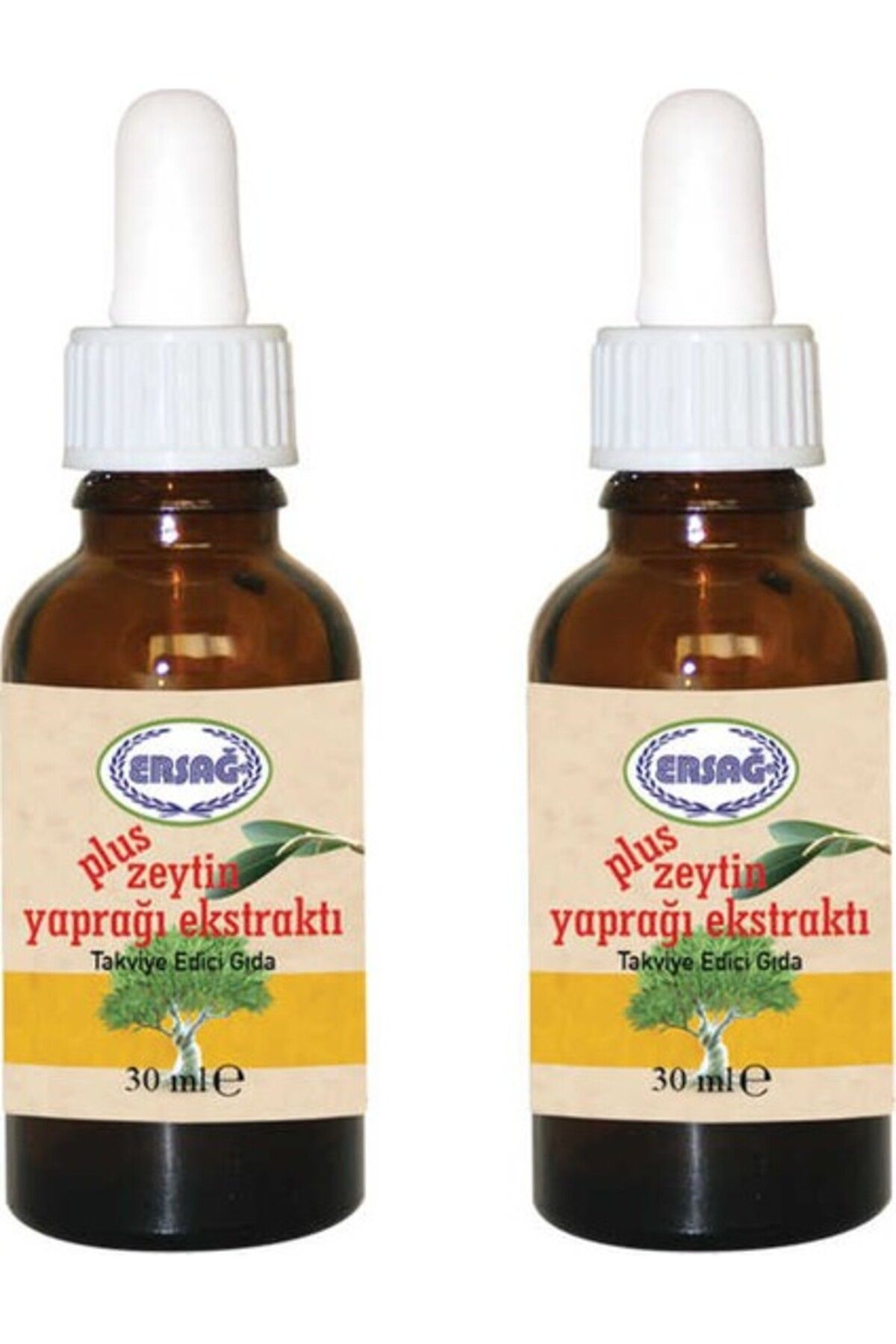 Ersağ Ersağ Plus Zeytin Yaprağı Ekstraktı Gıda Takviyesi 30 ml x 2 Adet
