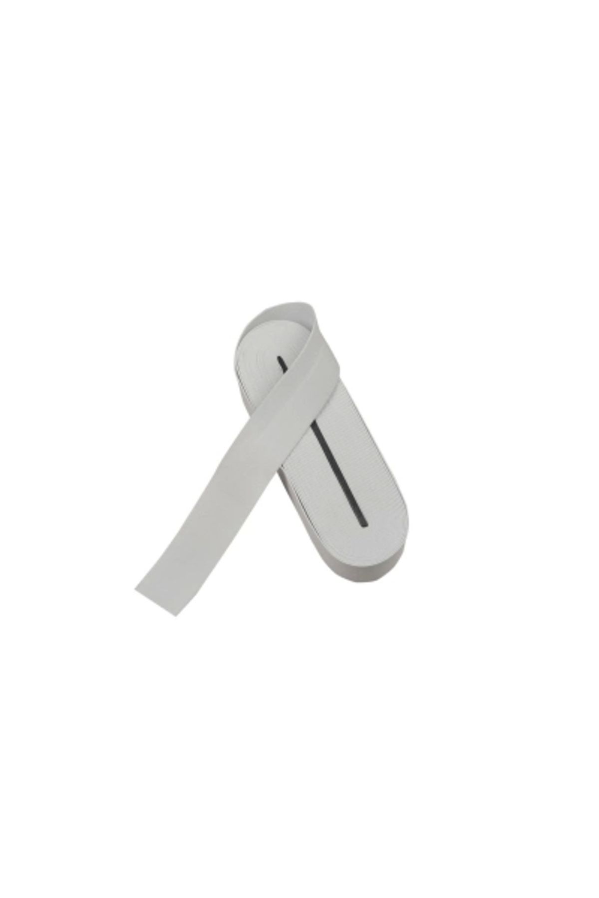 shopwave BEYAZ - 4CM PAÇA LASTİK YASSI GENİŞ 10MT (5047)