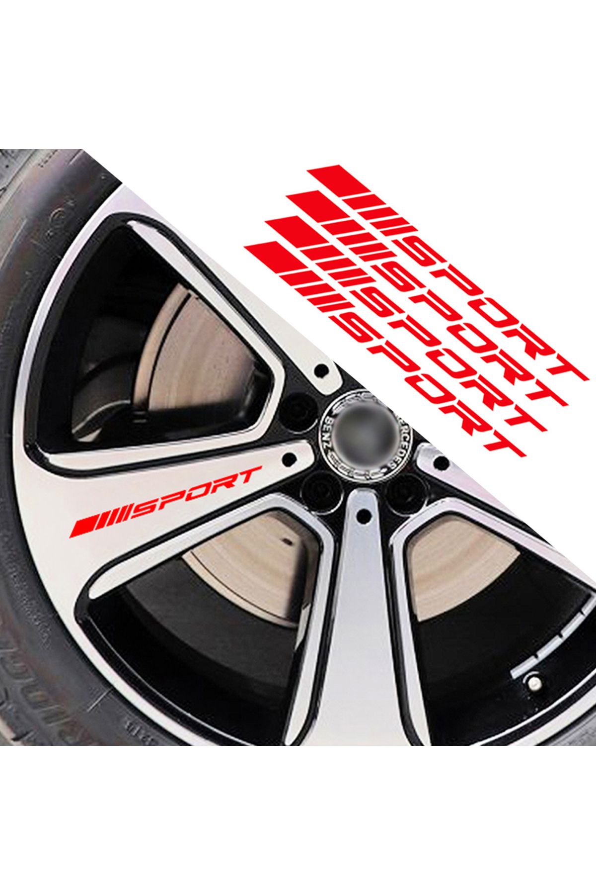 hediyenebak 4'lü Sport Yazılı Araç, Araba, Oto, Motorsiklet, Kask, Laptop, Cam Sticker 10x1 cm