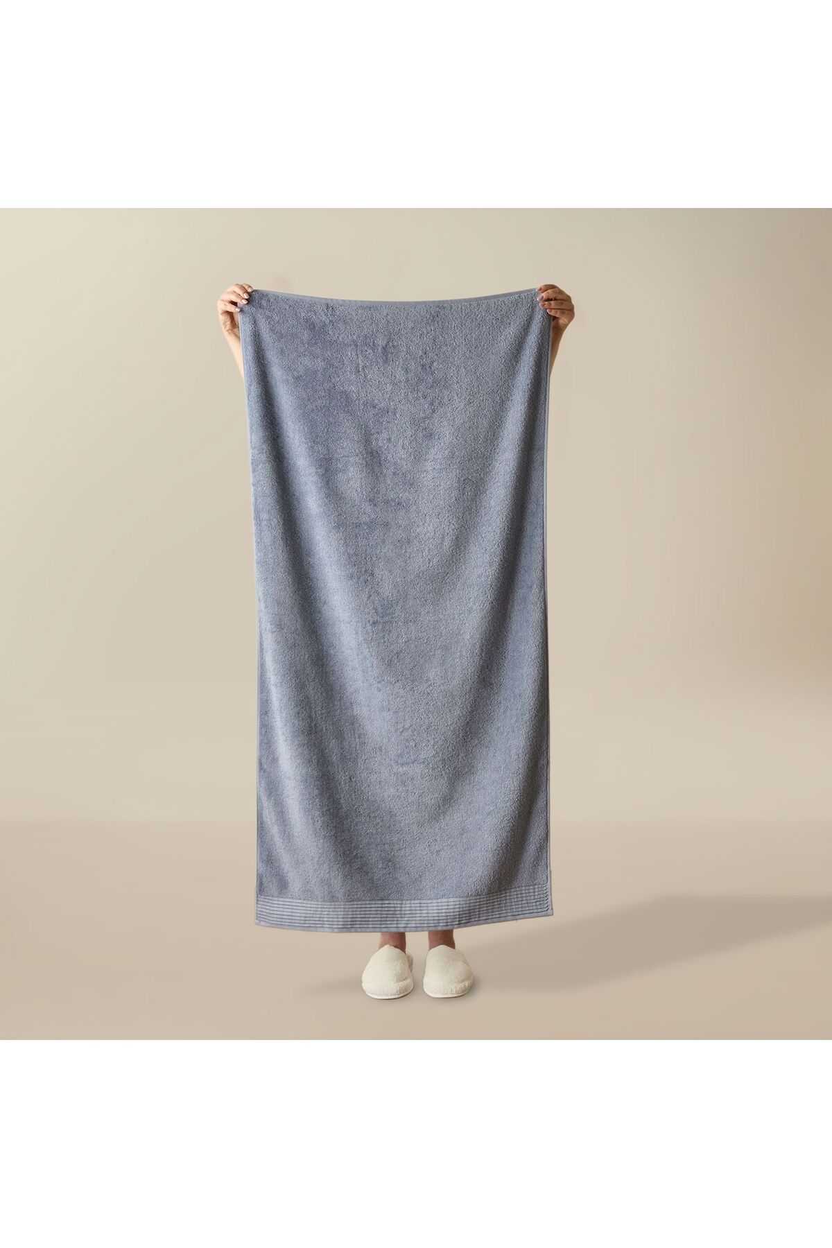 ASPARTAM Soft Premium Banyo Havlusu - Mavi - 70x140 cm