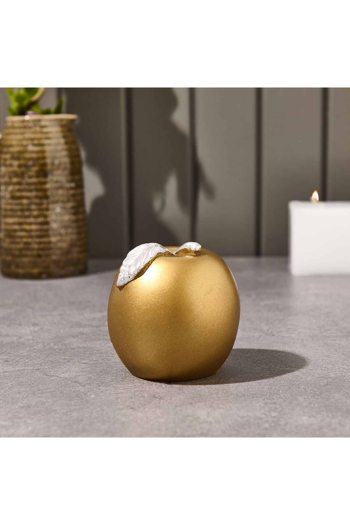MATMEL Deco Elma Obje - Gold - 9 cm