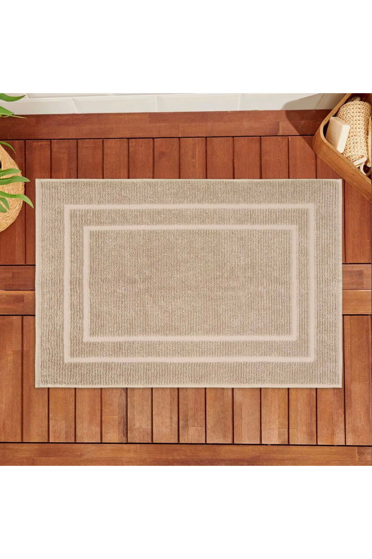 ASPARTAM Soft Premium Ayak Havlusu - Bej - 50x70 cm
