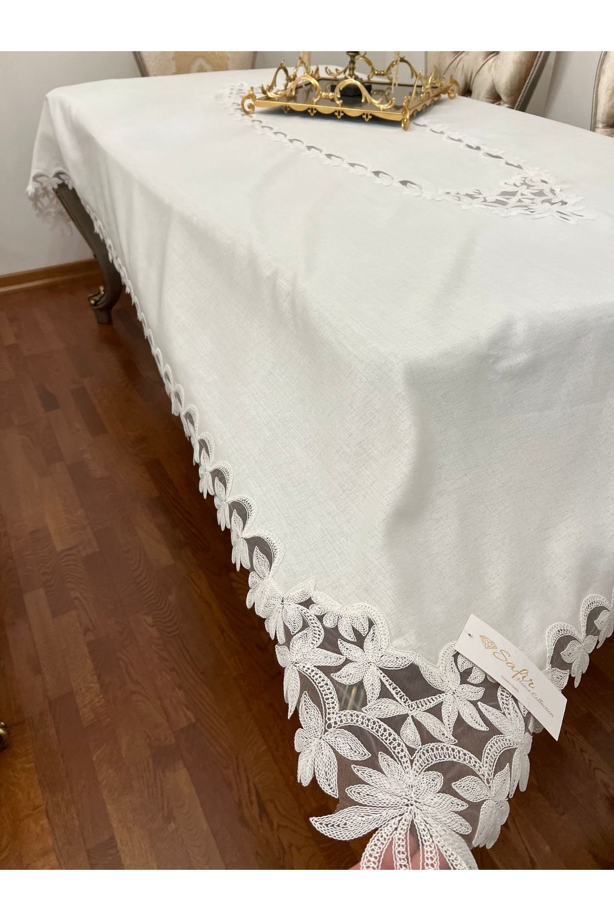 Sfr Home by FİSKOS SELENA KETEN KUMAŞ YEMEK MASA ÖRTÜSÜ