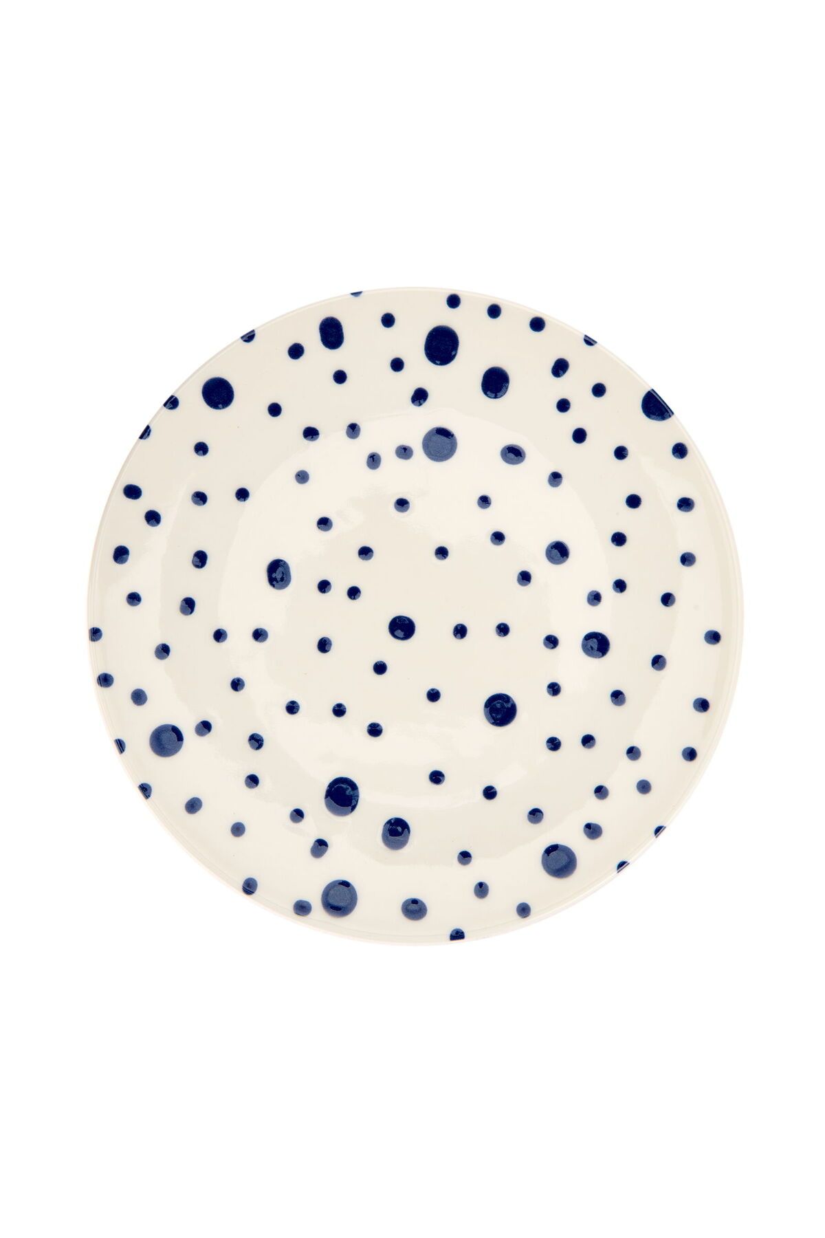 MATMEL Porselen Salina Servis Tabağı - Mavi - 25 cm