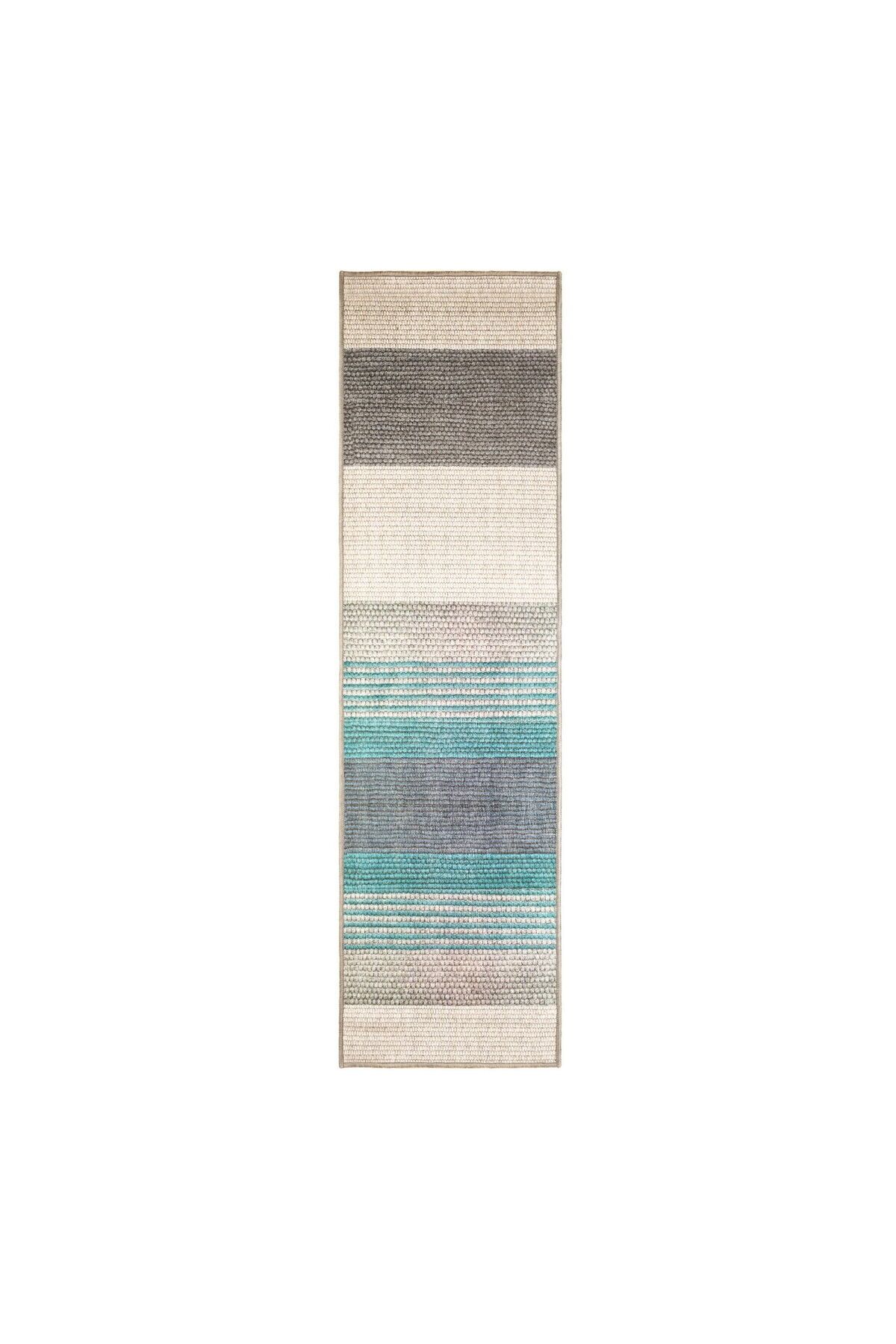 ASPARTAM Soft Loha Mutfak Halısı - Mavi - 50x180 cm
