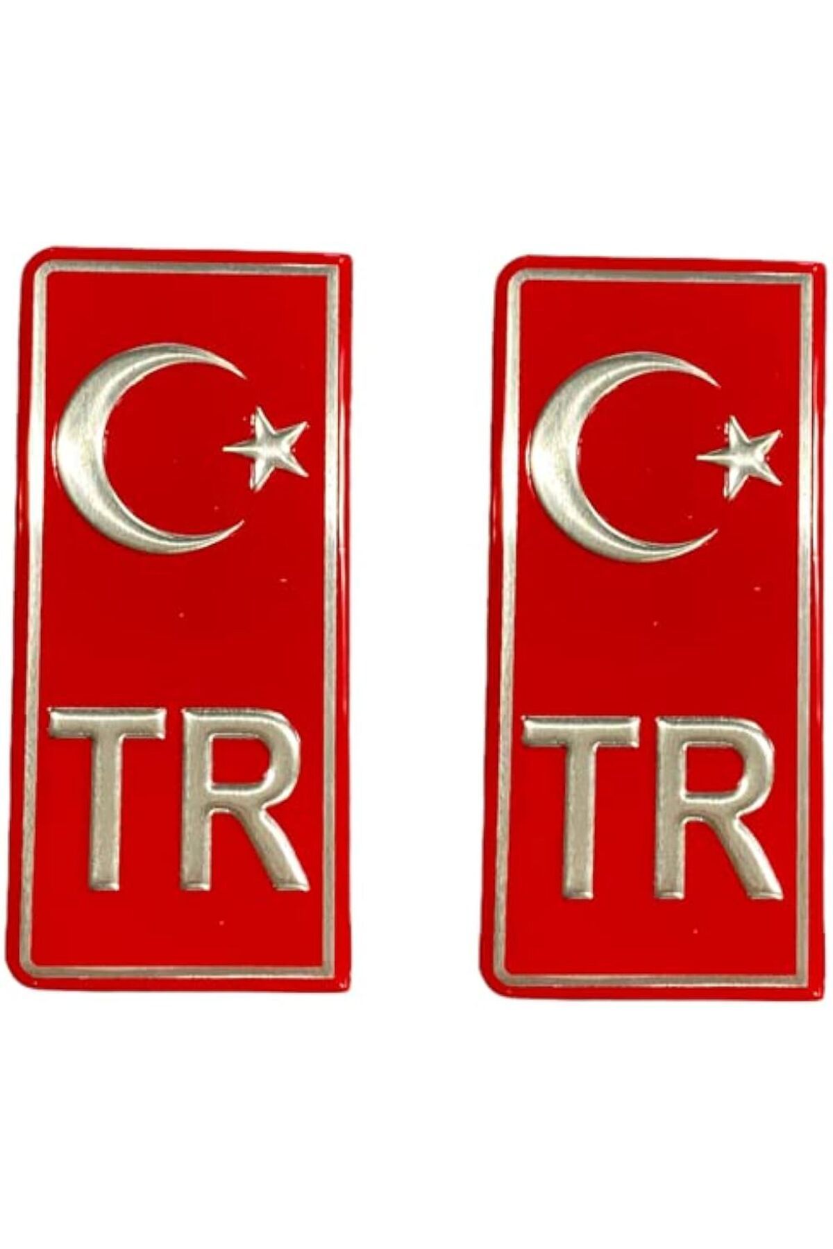 hediyenebak 2'li TR Plaka Krom - Türkiye Plaka Krom - Türkiye Plakalık Krom
