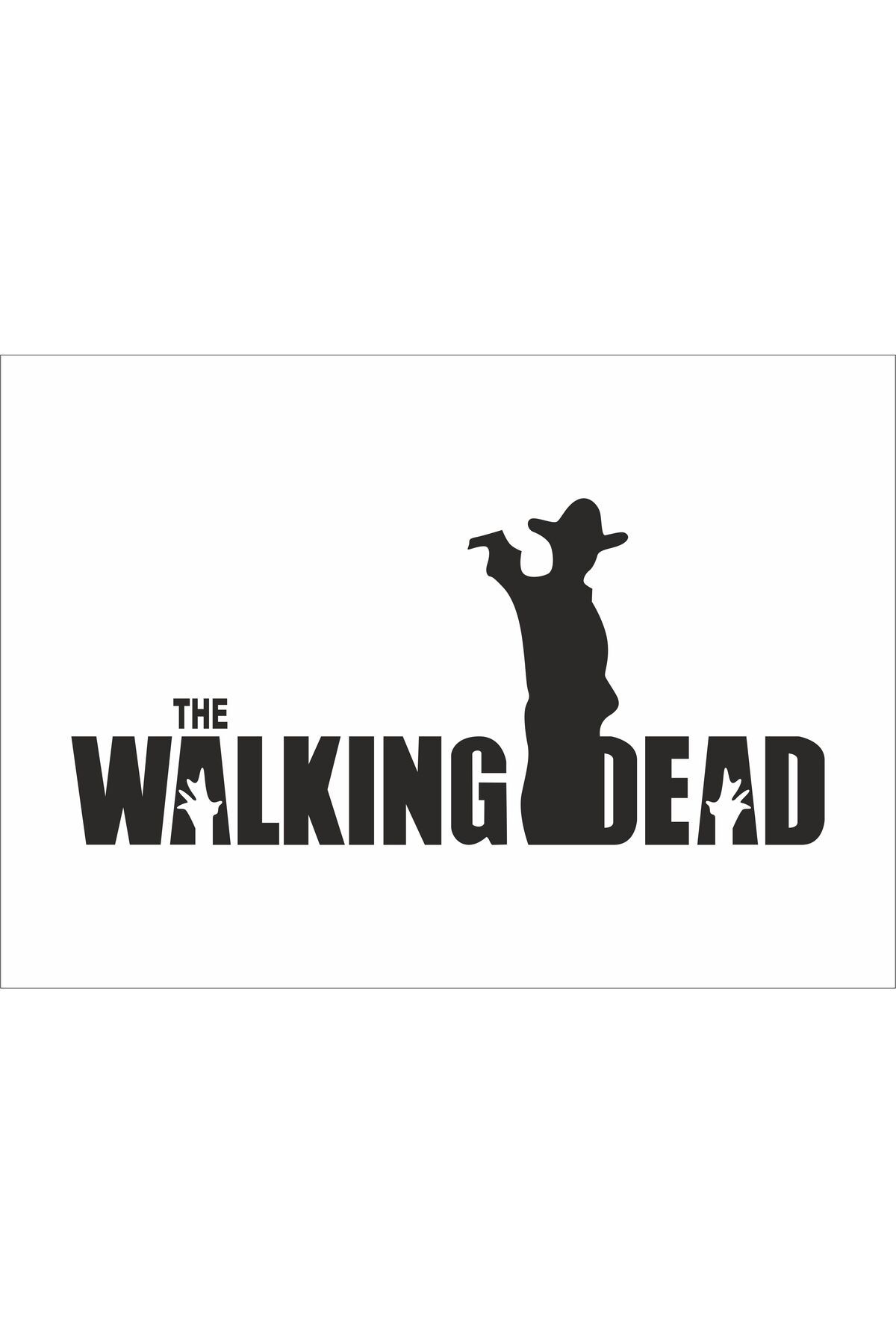 hediyenebak Walking Dead Araç, Araba, Oto, Motorsiklet, Kask, Laptop, Cam Sticker 25x11,5 cm