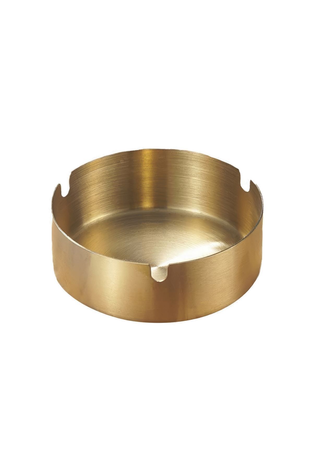 Falconetti Çelik Gold 8 cm Kafe Restaurant Lokanta Yuvarlak Kül Tablası Küllük mt174sr
