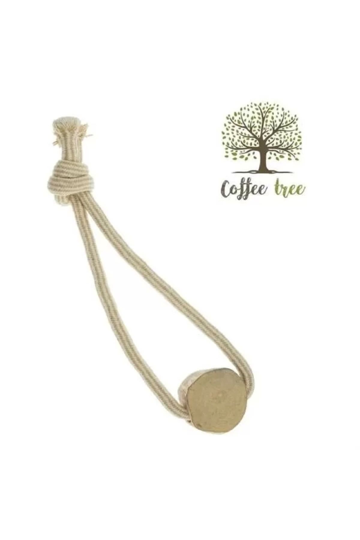 teknotrust Doğal Kahve Ağacından İpli Köpek Oyuncağı 35 cm, 200 gr