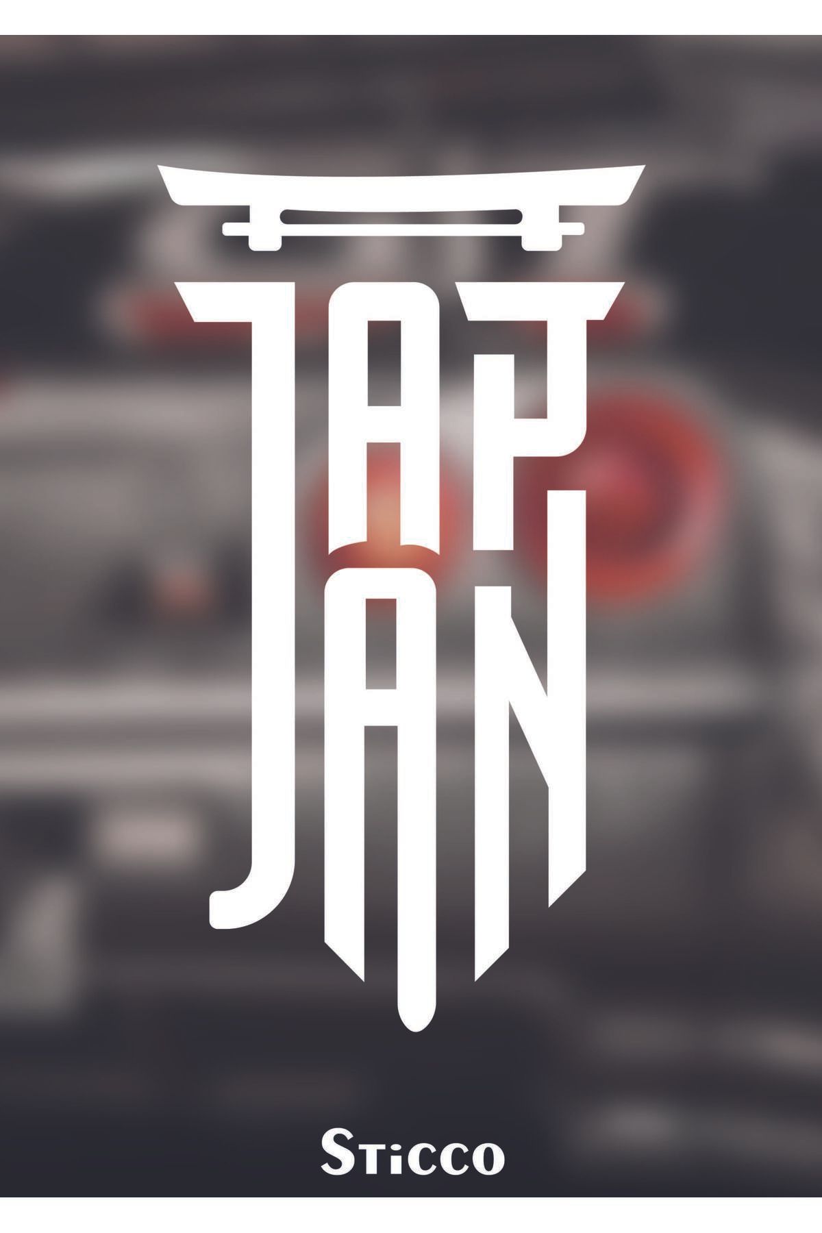 Sticco Japan Yazı JDM Araba-Motosiklet-Bilgisayar Etiket Sticker 16x28cm