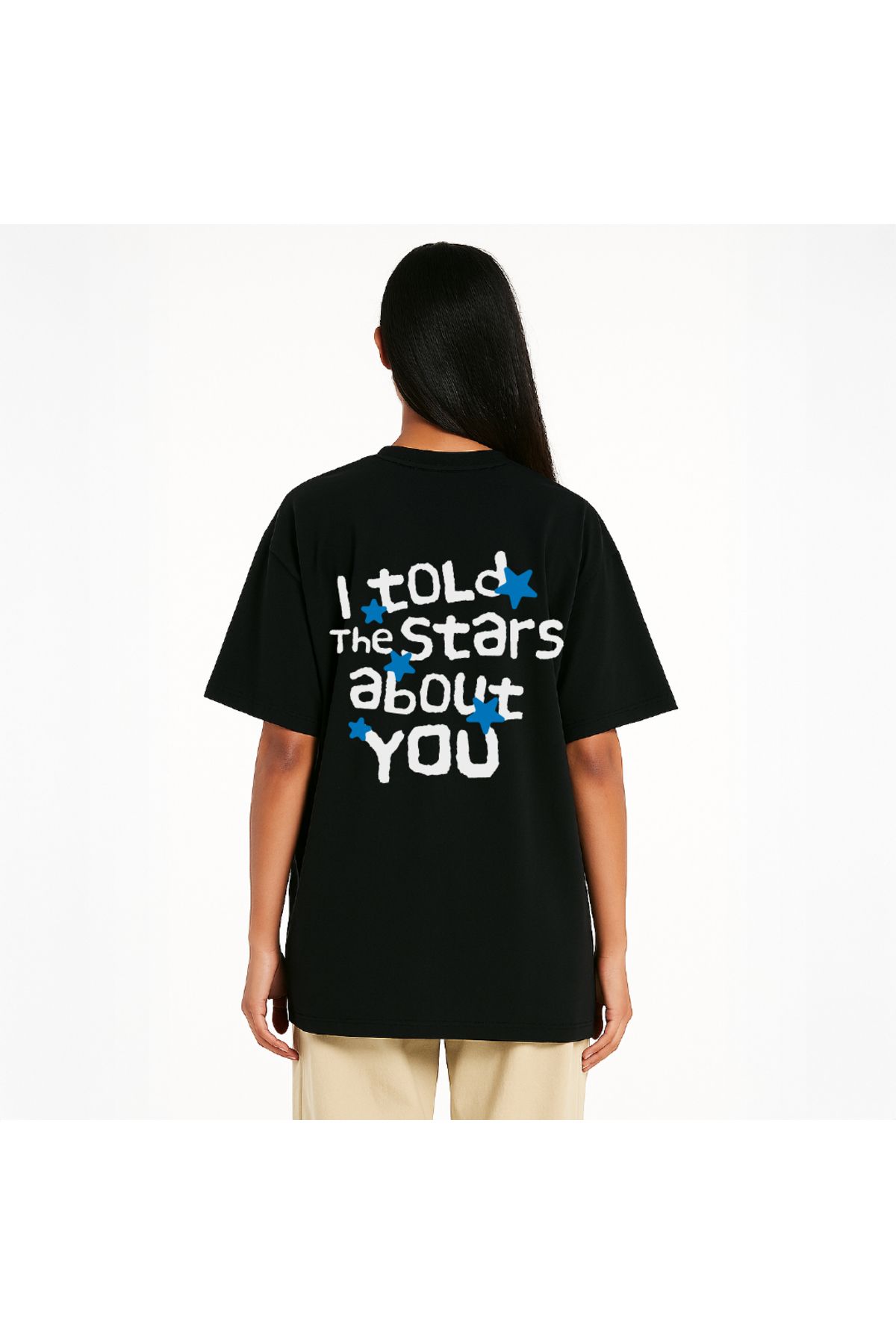 EZ Design I Told The Stars About You - Oversize T-shirt