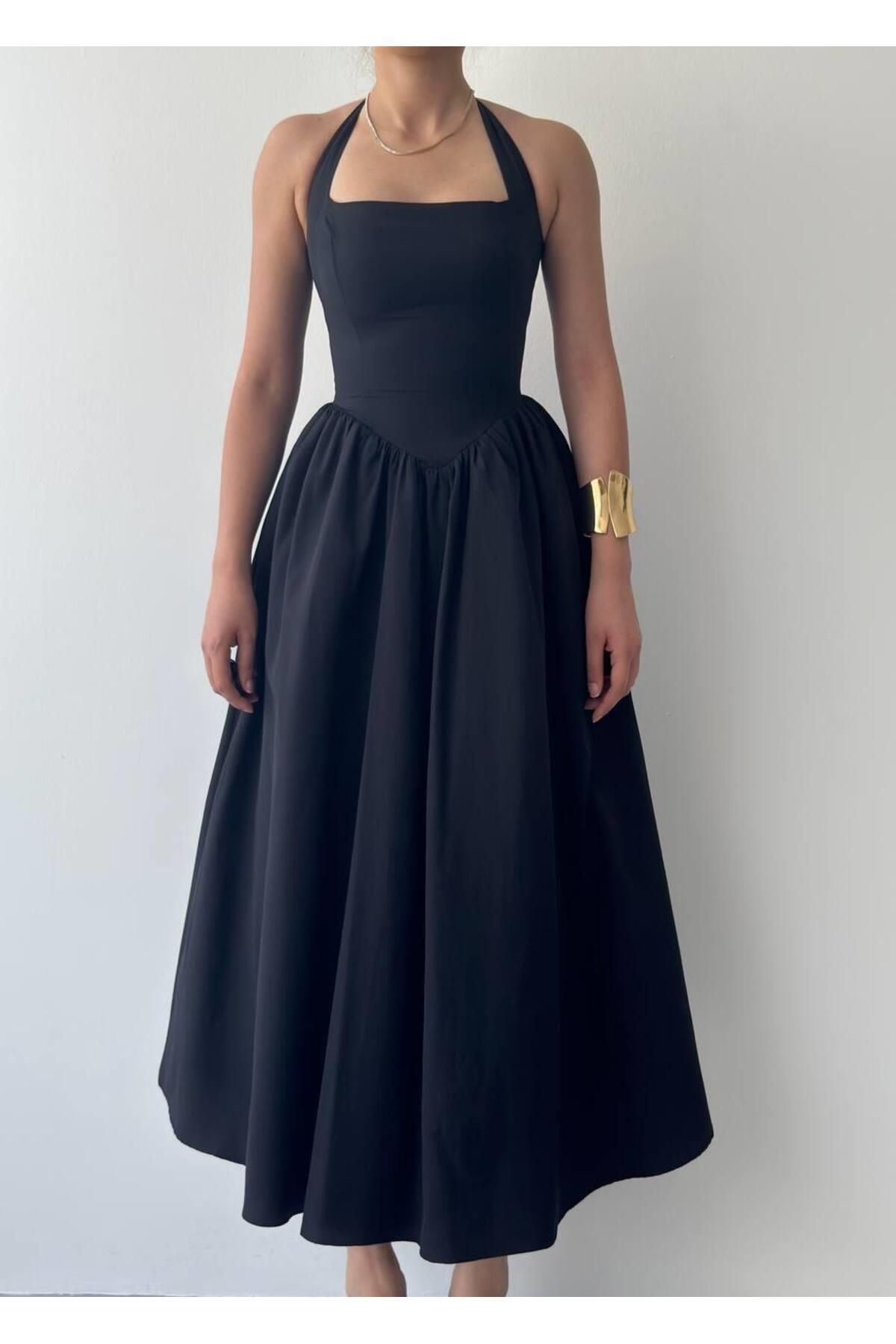 conconmoda Fedro Poplin Midi Elbise