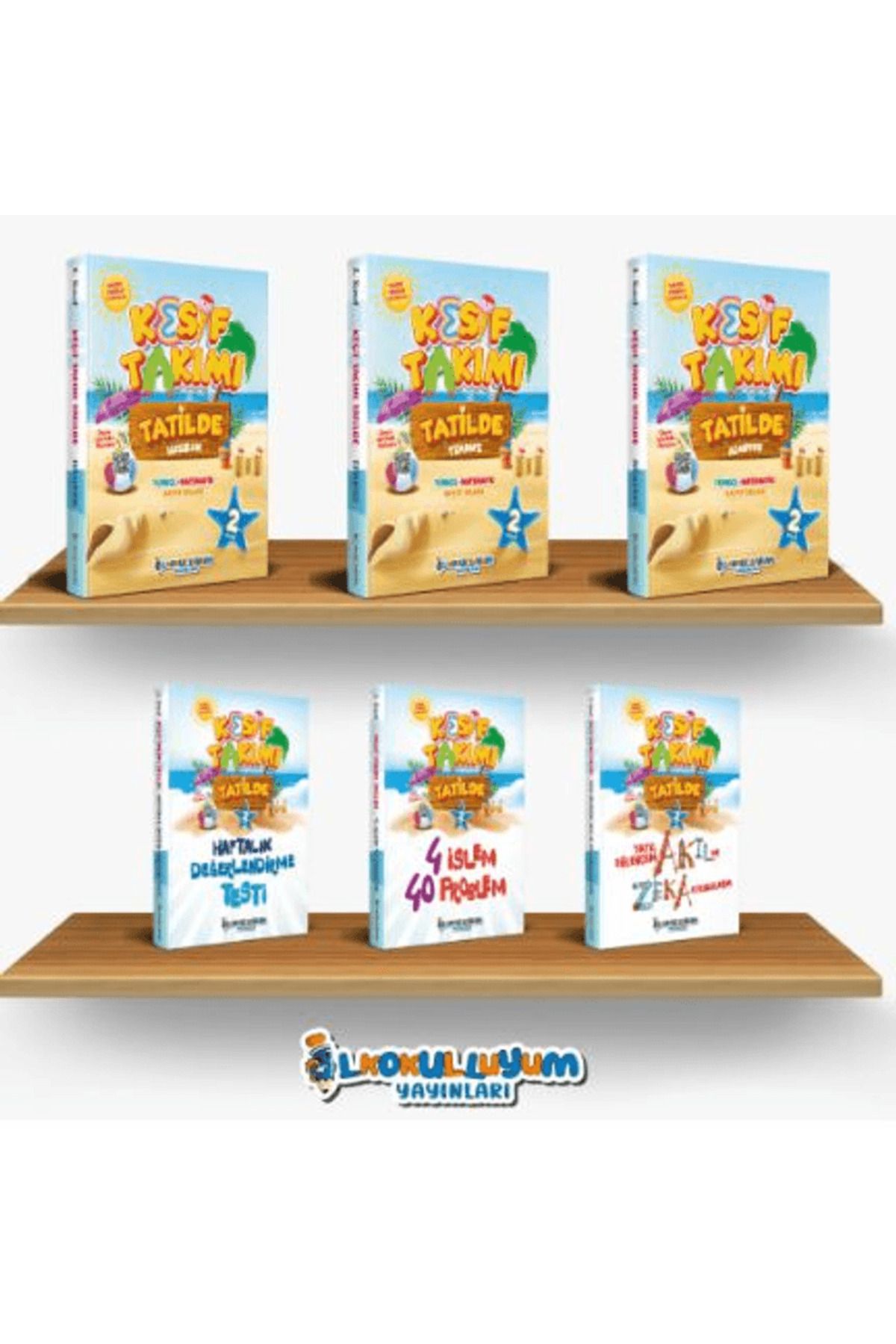 ilkokulluyum 2. Sınıf Keşif Takımı Tatilde Eğitim Seti / Kollektif / İlkokulluyum / 9786052702345
