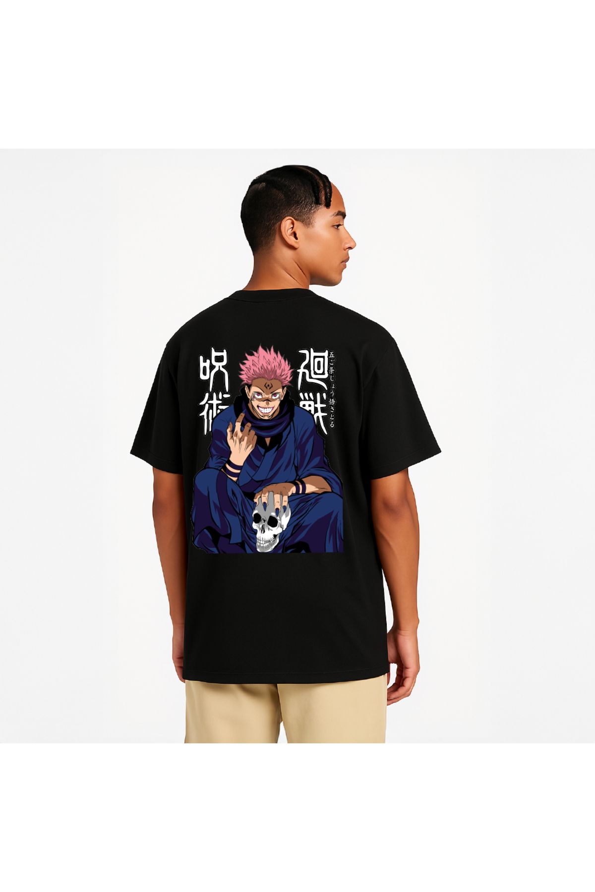 EZ Design Jujutsu No Kaisen - Anime - Baskılı Oversize T-shirt