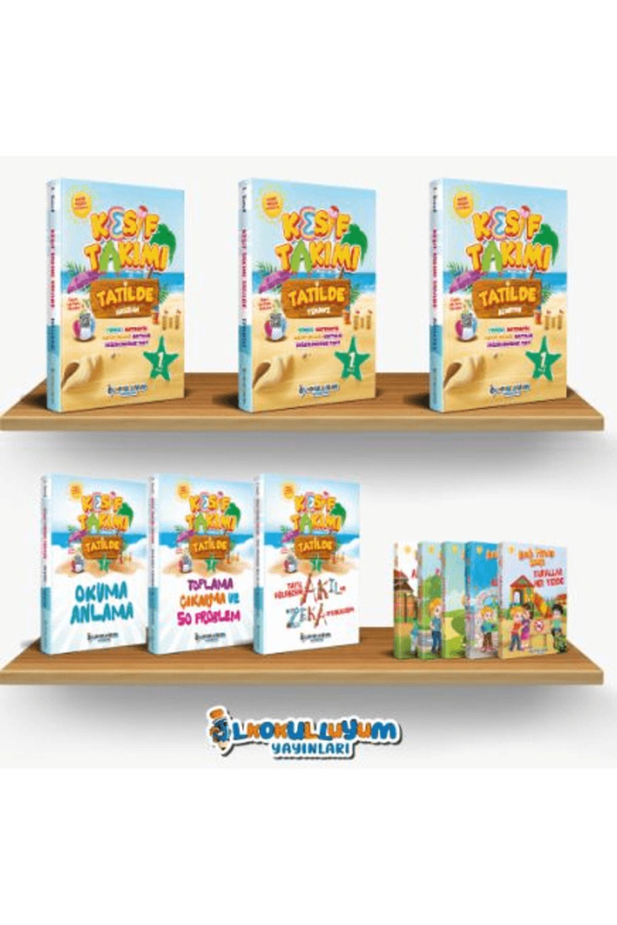 ilkokulluyum 1. Sınıf Keşif Takımı Tatilde Eğitim Seti / Kollektif / İlkokulluyum / 9786052702420