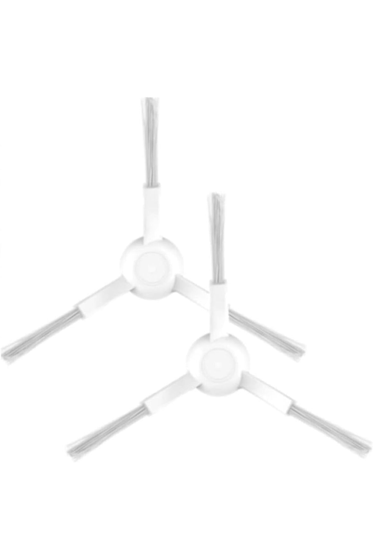 KDROĞLU plamystical Vacuum Mop Pro ile Uyumlu 2li Beyaz Yan Fırça, Xiaomi Vacuum Mop Stytj02ym Viomi V2 Vi