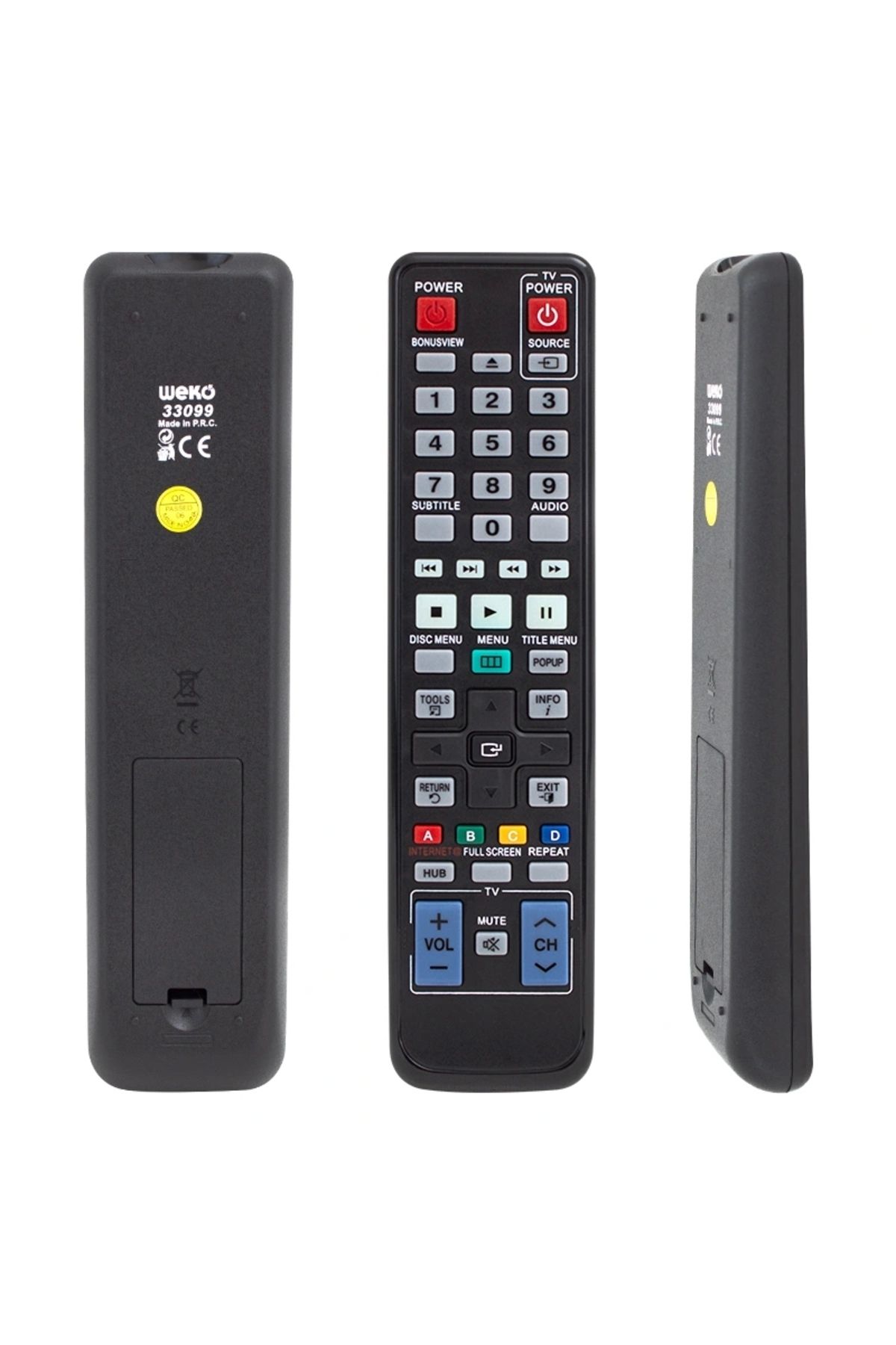 shopwave RM-D958 SAMSUNG BLUE-RAY DVD-LCD KUMANDASI (5047)