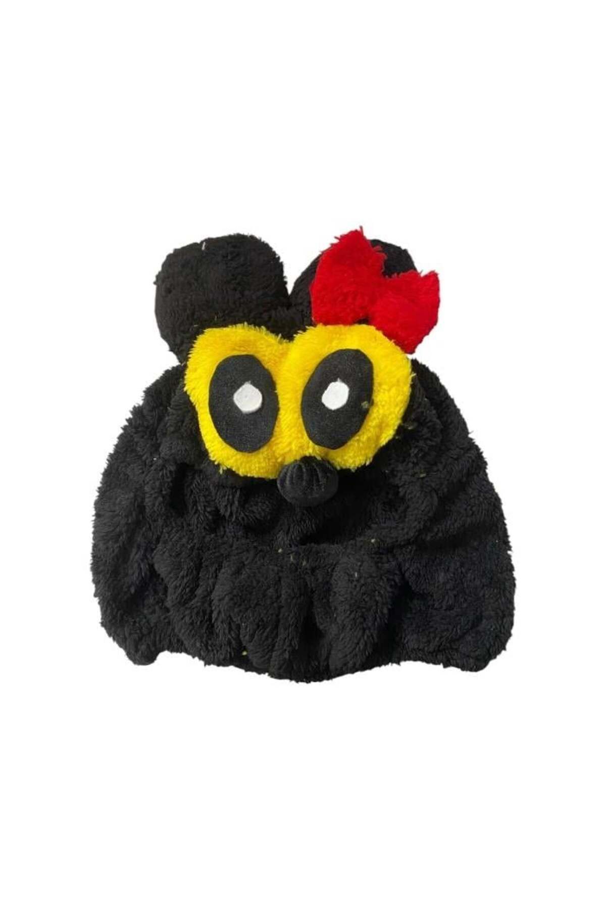 Motobir Kask Kılıfı Peluş Mickey Mouse Sarı