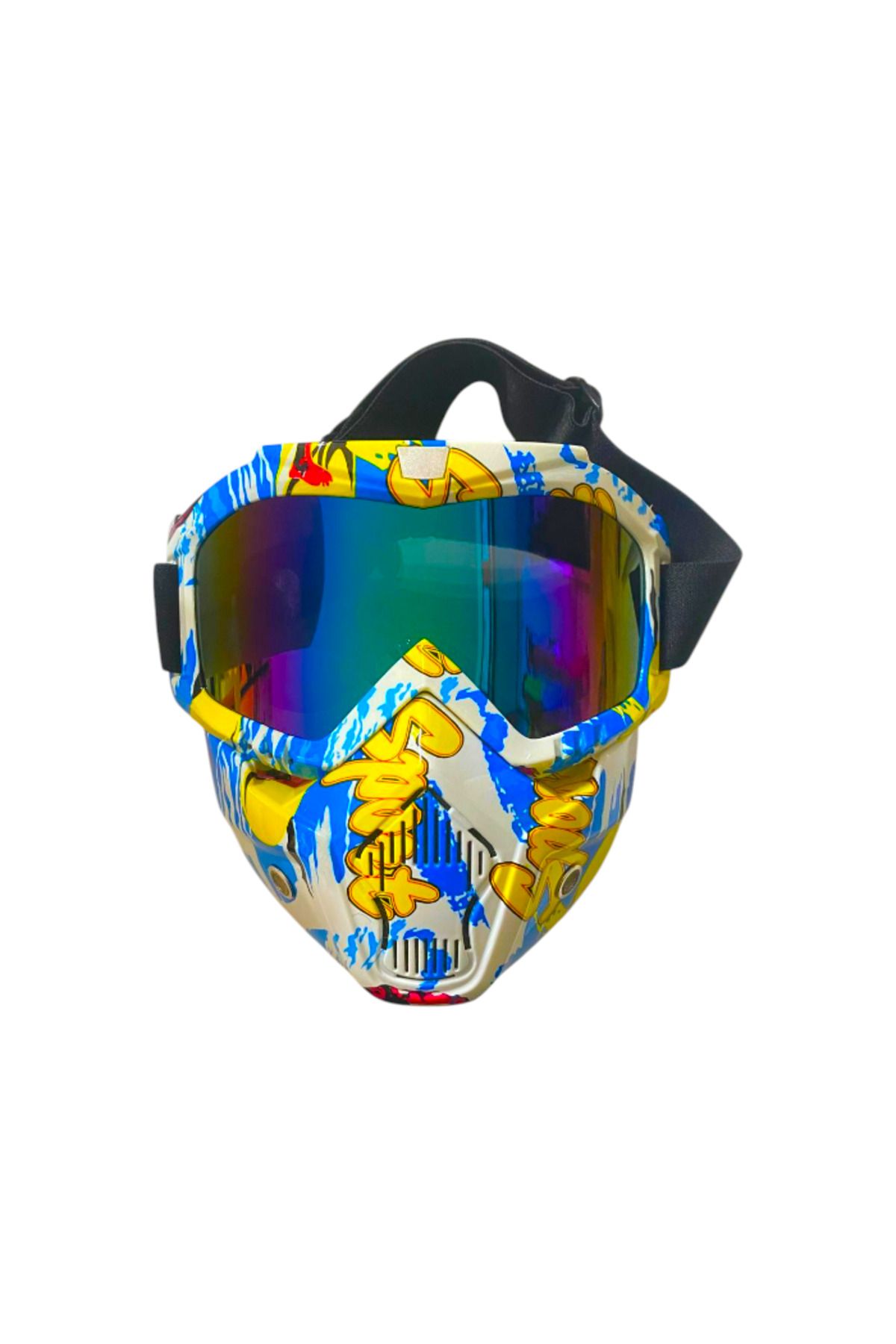 Tex 710 Jet Kask Maskesi Desenli Sport