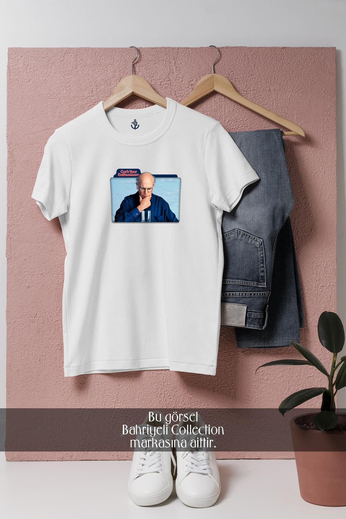 Bahriyeli Collection Oversize Curb Your Enthusiasm Tasarımlı Unisex T-Shirt