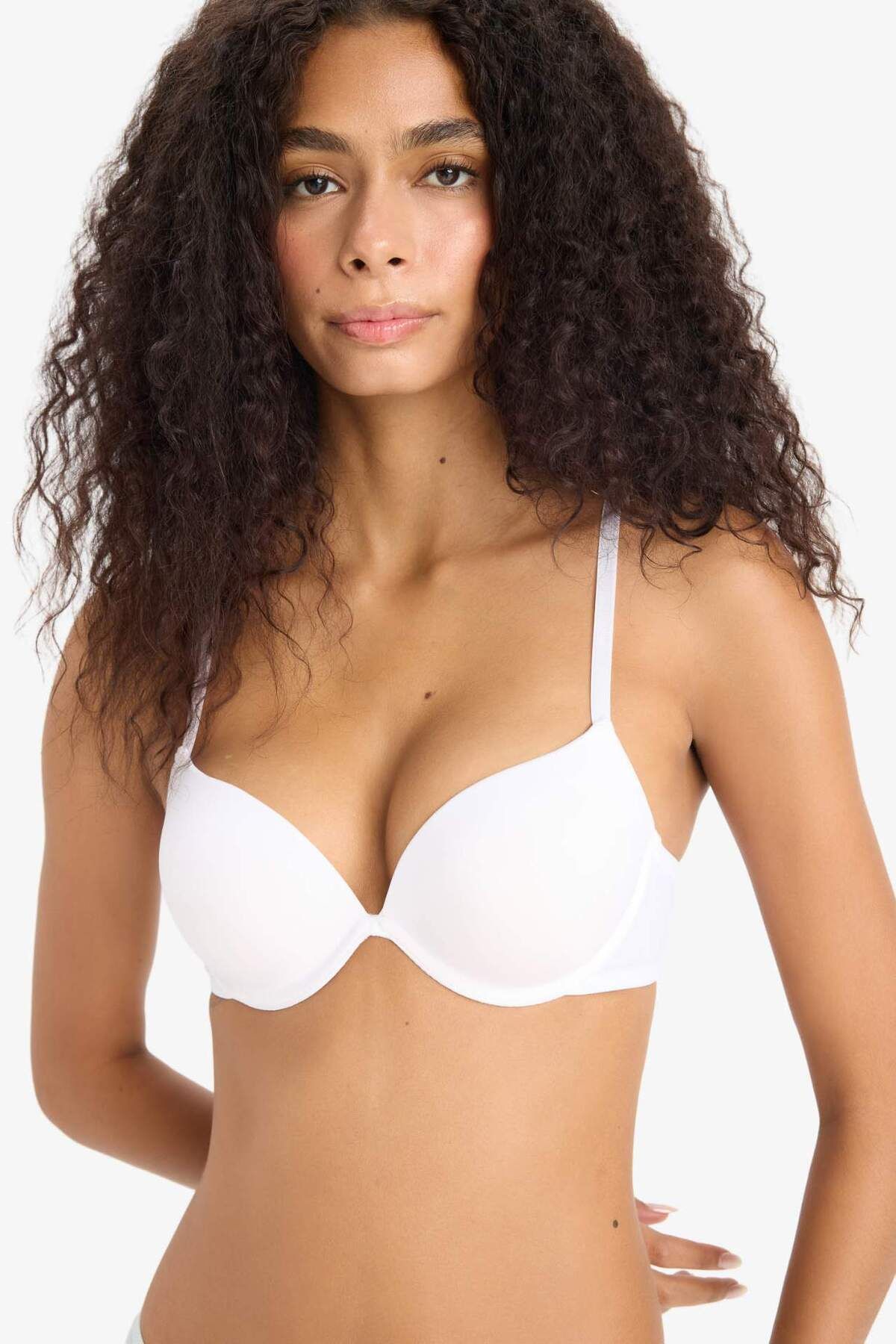 DeFacto Micro Kaplı Full Push Up Balenli Tişört Bra Fall in Love F6346AX25HS
