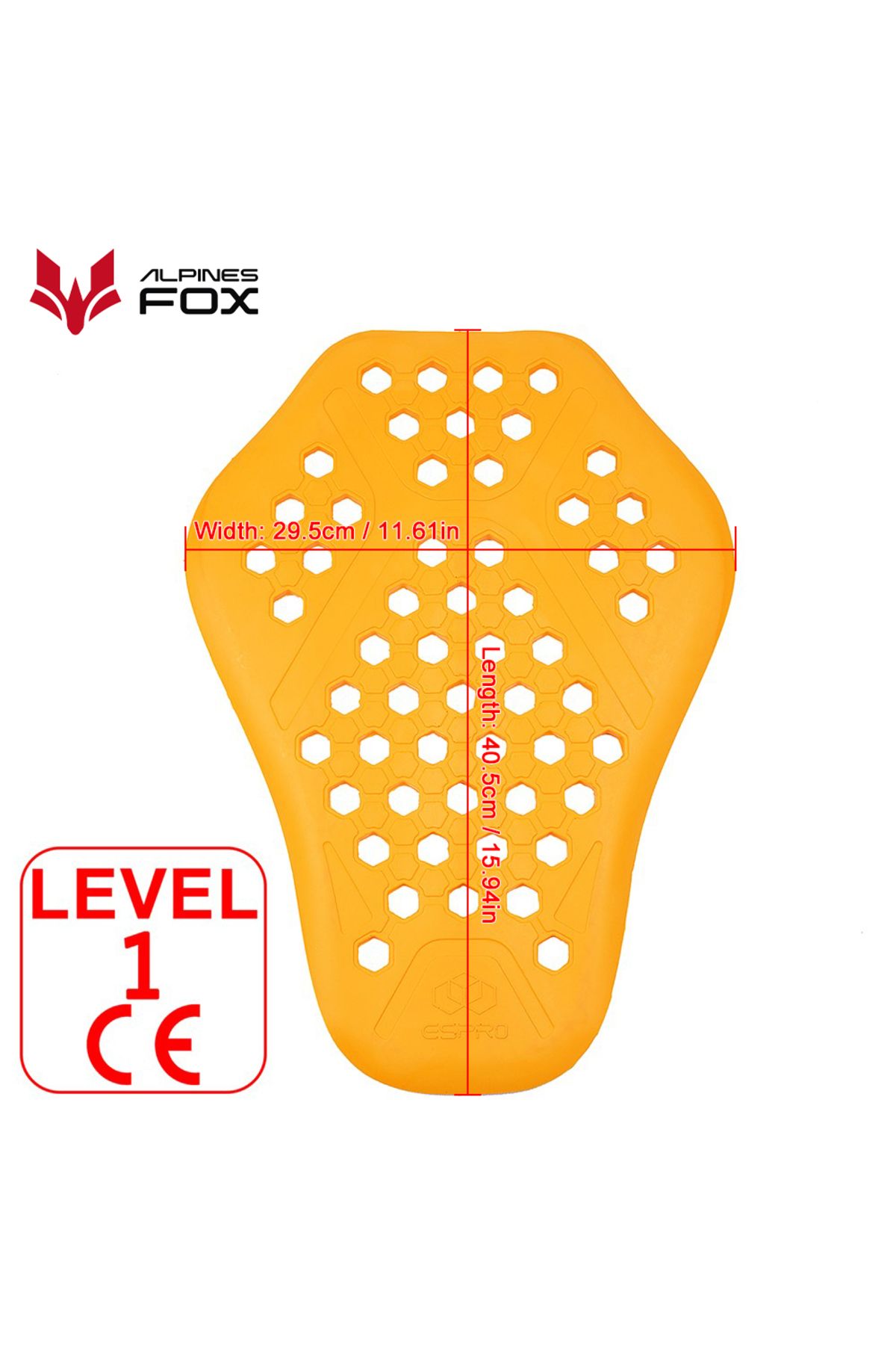 Choice-CE 1 Yellow LDP-BP CE Approved Armor Motorcycle Jacket Insert Back Protector High Elasticity Soft Ri 1
