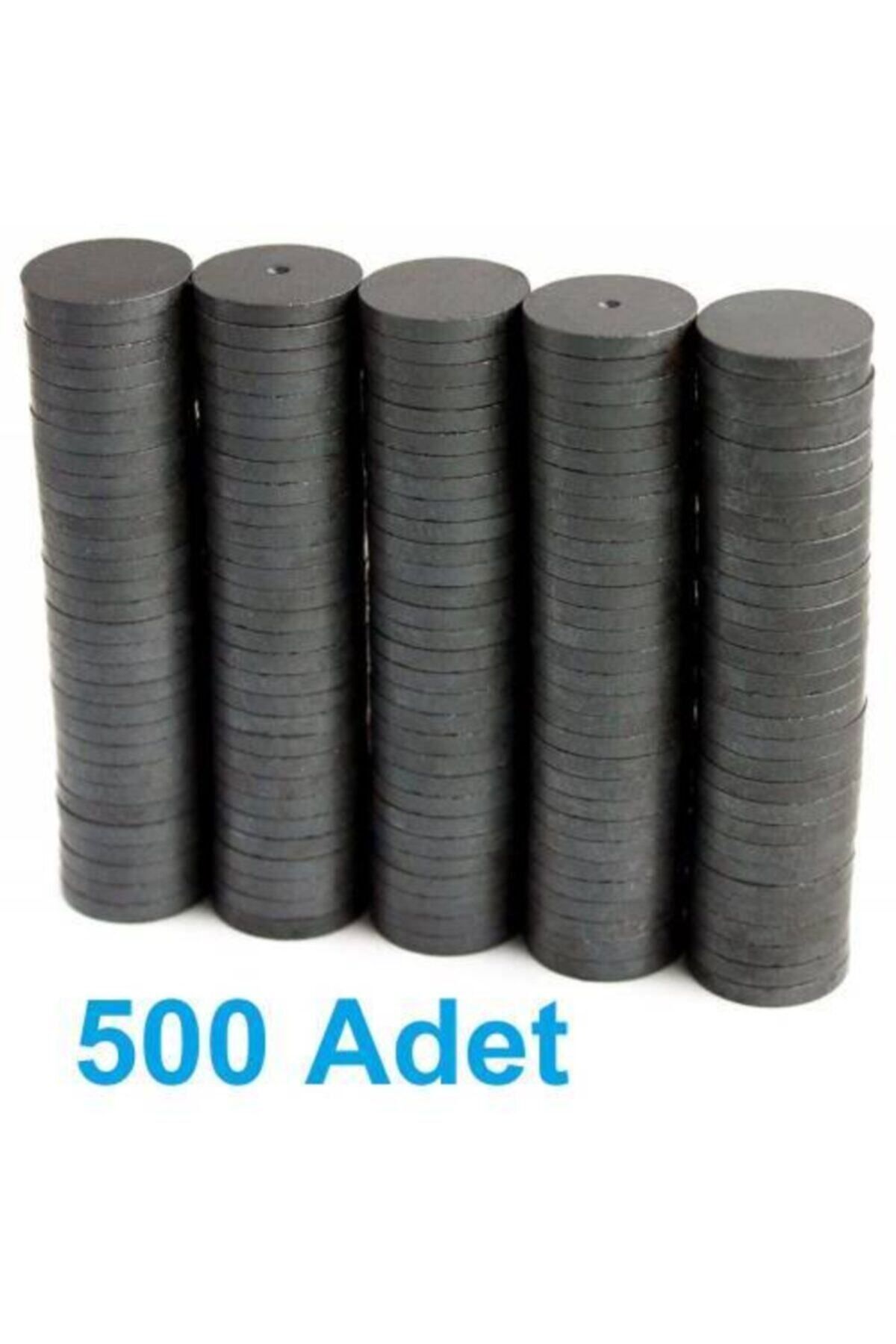 Elioure 500 Adet 14x3 Yuvarlak Ferrit Mıknatıs, Çok Amaçlı Süsleme ve Takı Yapımı