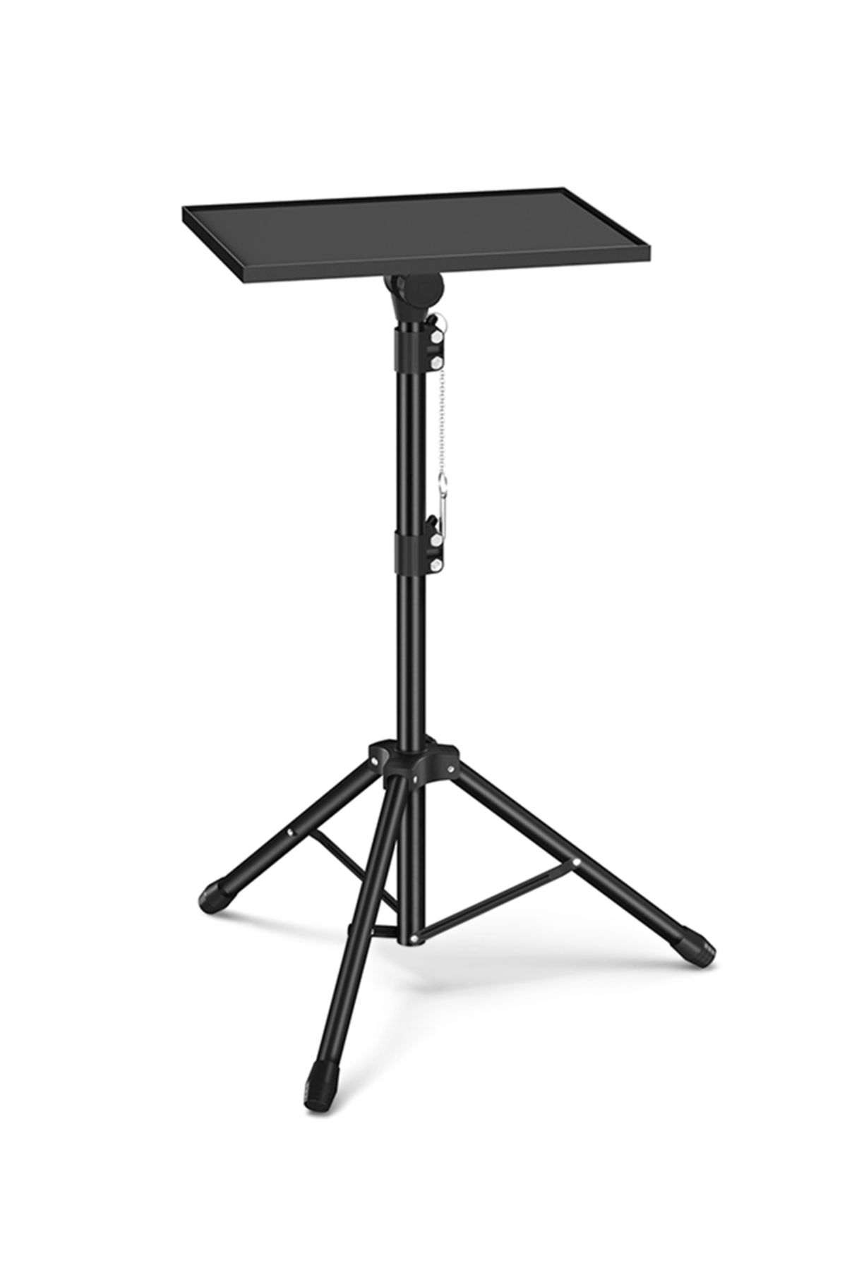 FlashHawk-Adjustable Projector Stand Tripod,Laptop Tripod with Phone Holder,Adjustable Laptop Floor Stand 2