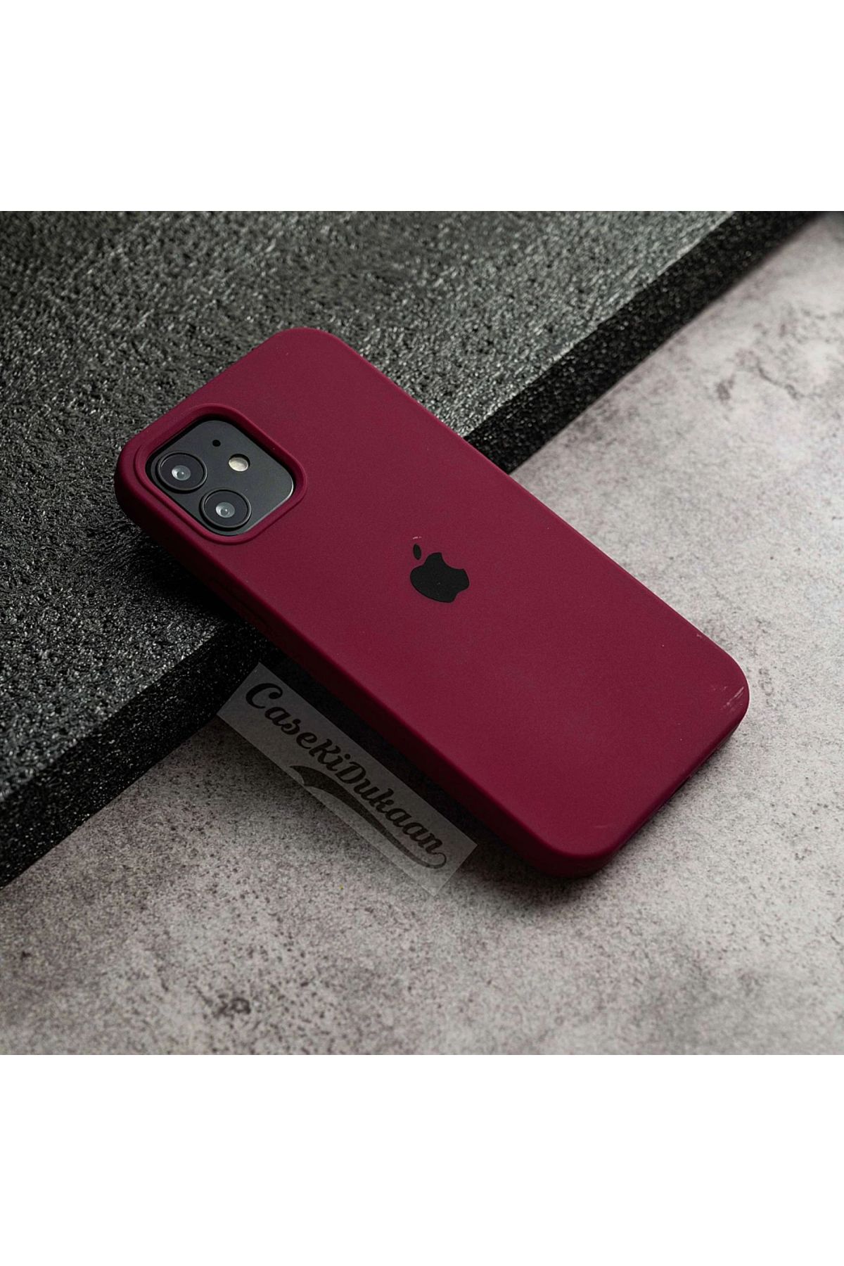 CaseKİdükkan Iphone 12/12 Pro Uyumlu Içi Kadife Lansman Silikon Kılıf Kapak Premium