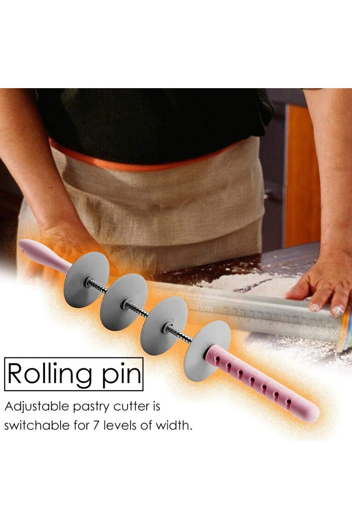 rexa-Dough Cutter Roll – Efficient Rolling Tool for Even Dough Cutting and Shaping 3
