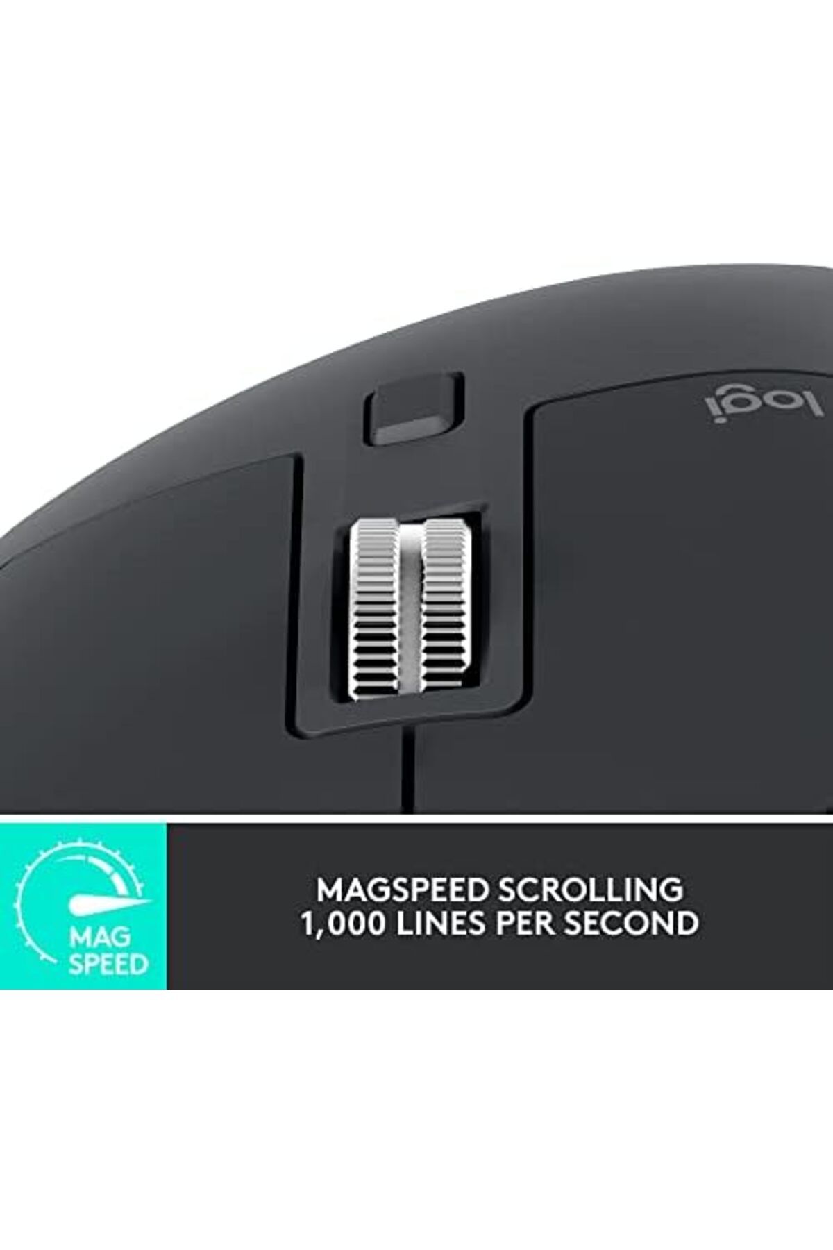 logitech-MX Master 3S - ماوس لاسلكي عالي الأداء مع تمرير فائق السرعة 6