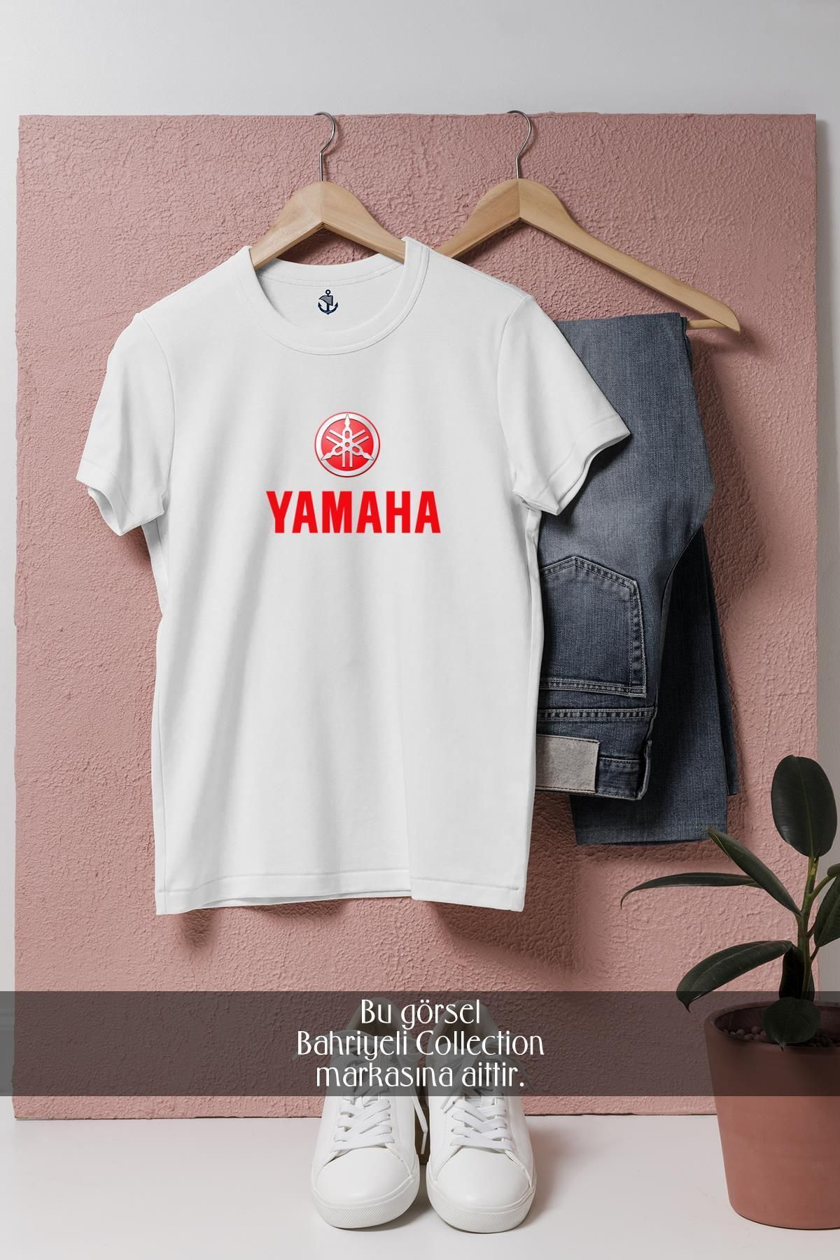 Bahriyeli Collection Oversize Yamaha Logo Tasarımlı Unisex T-Shirt