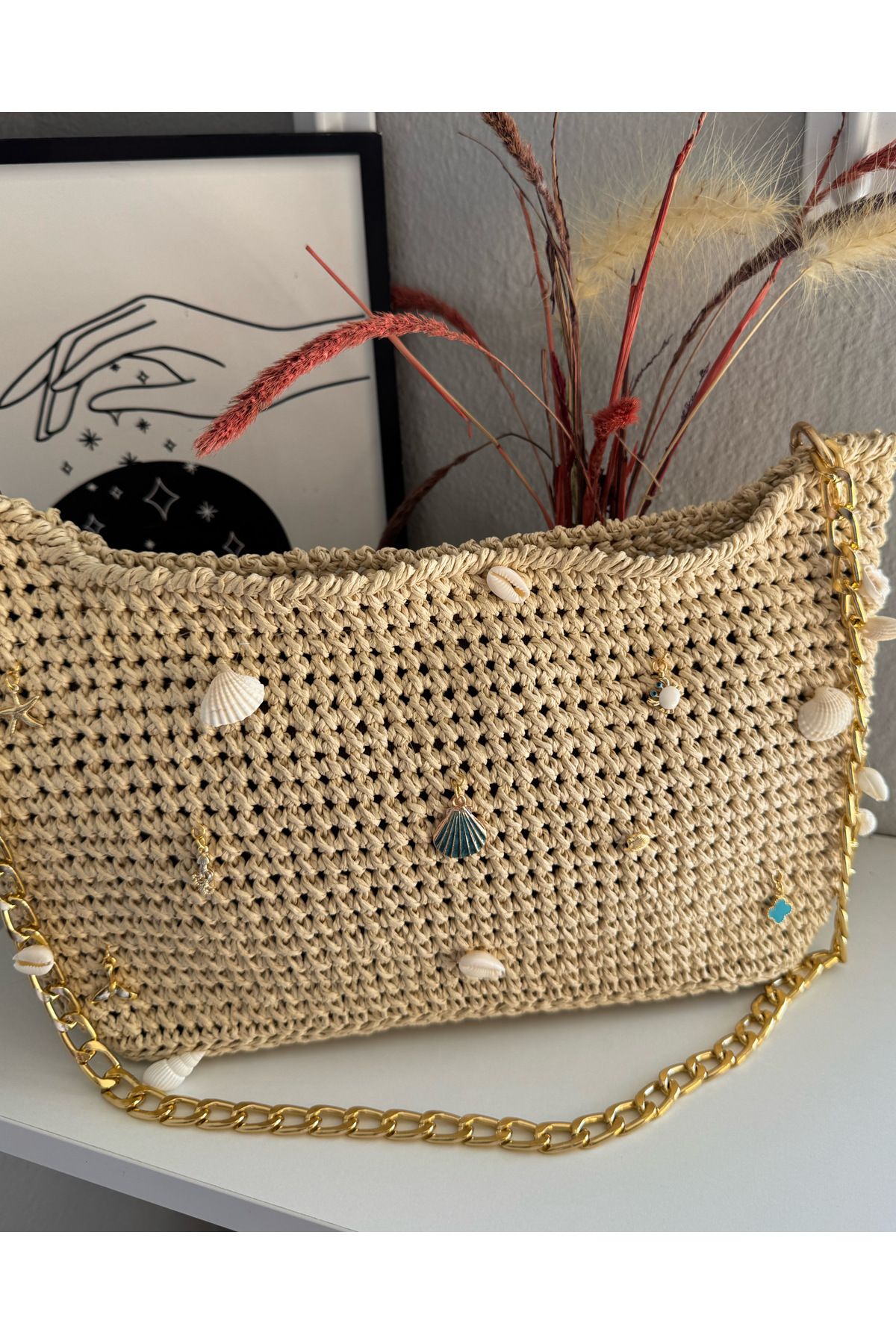 fourseasonsbagsbyfiliz ocean shell bag