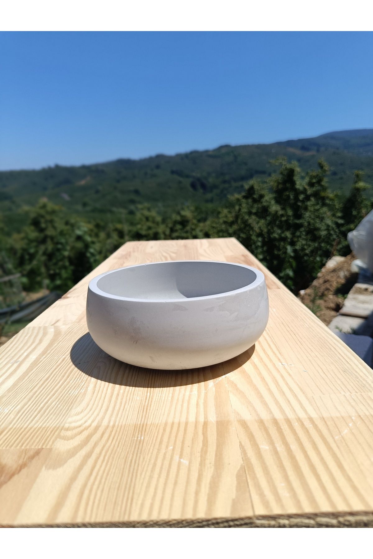 DemCey Home Taş Kase Çerezlik Dekoratif Bohem Salata Tabağı
