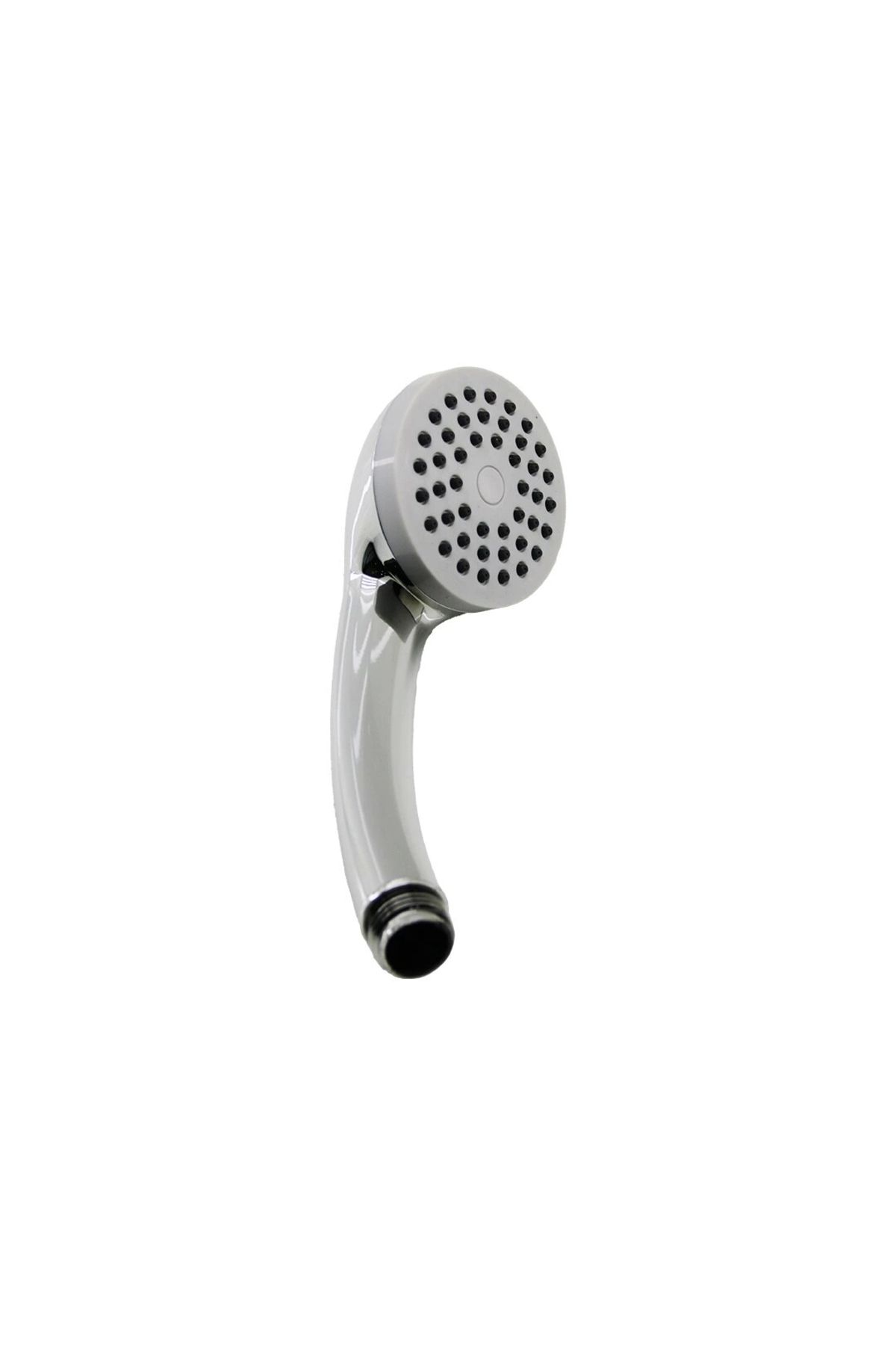 shopwave KÜÇÜK SABİT - KADEMESİZ KROM GÖVDE - BEYAZ ZEMİN-ANT.GRİ İĞNE DUŞ BAŞLIK POŞETLİ AMB. (5047)
