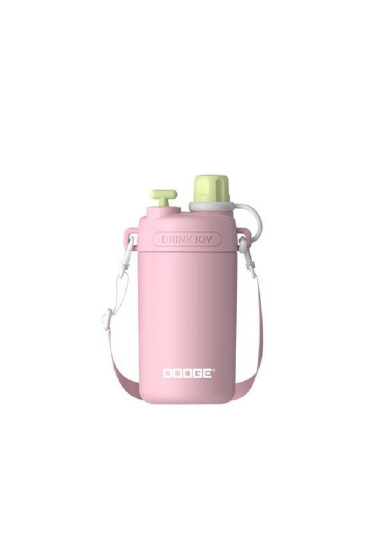 DODGE DB-23694 580ml Askılı Pipetli Pembe Çelik Matara