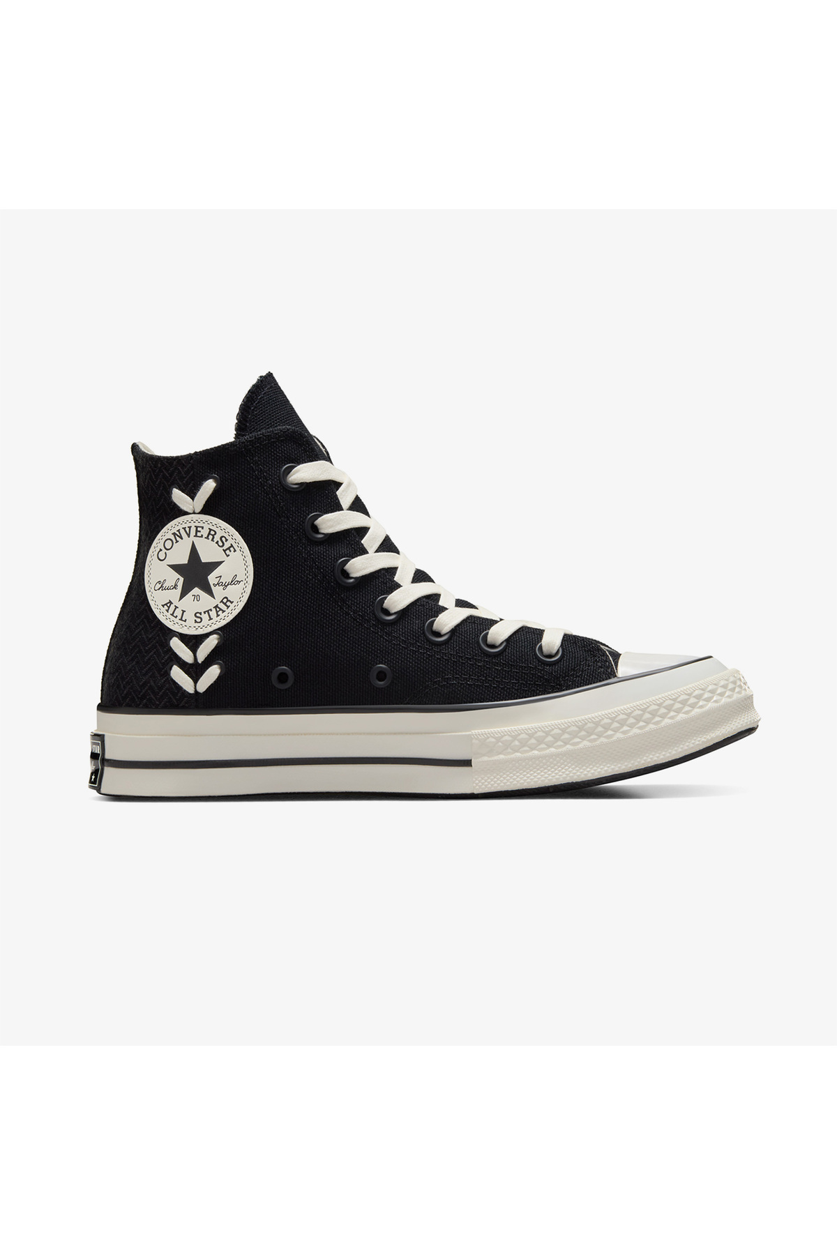 Converse Chuck 70 Crafted Laces Unisex Siyah Sneaker - Fiyatı