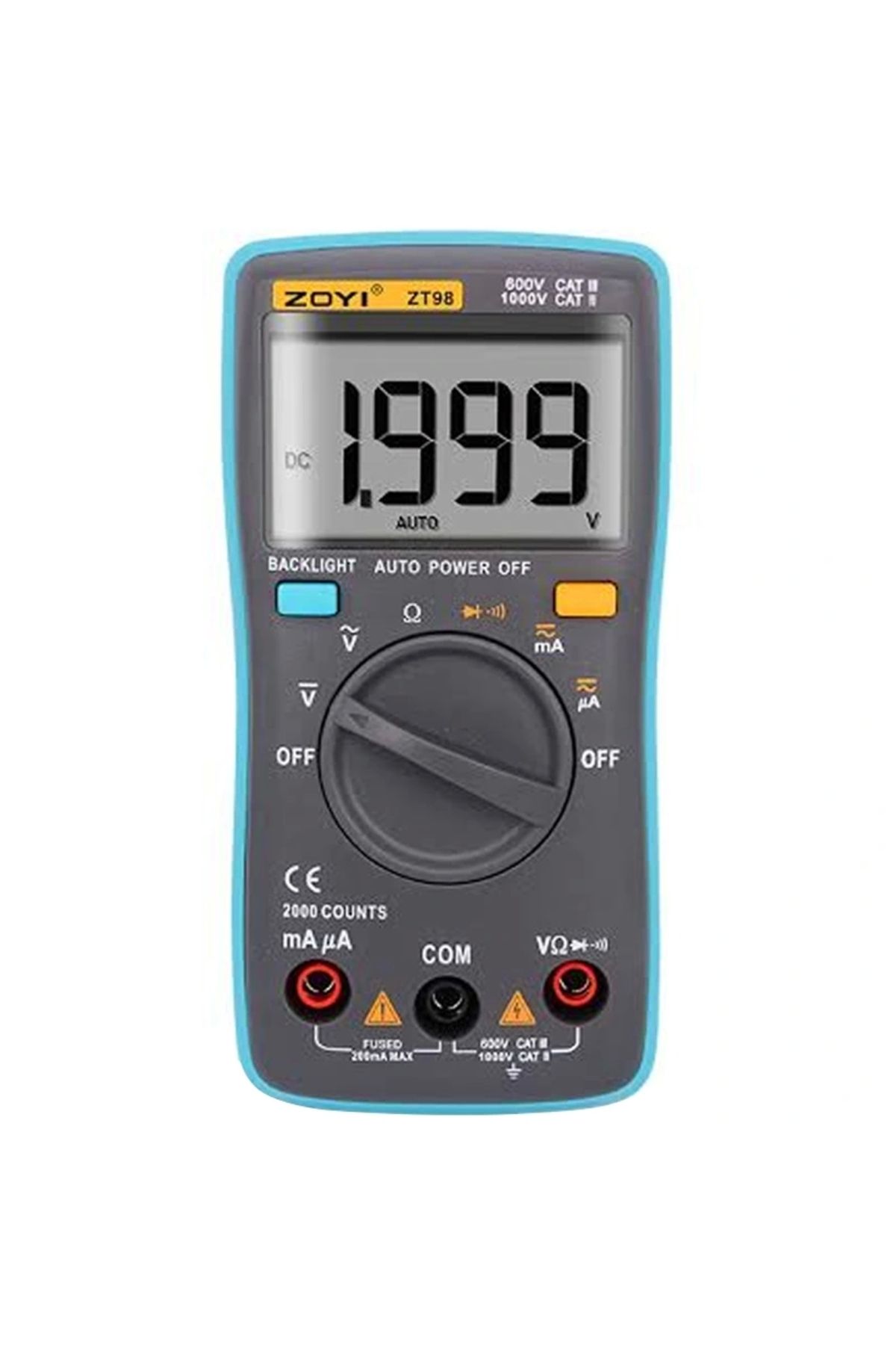 shopwave ZOYI ZT-98 DİJİTAL ÖLÇÜ ALETİ (5047)