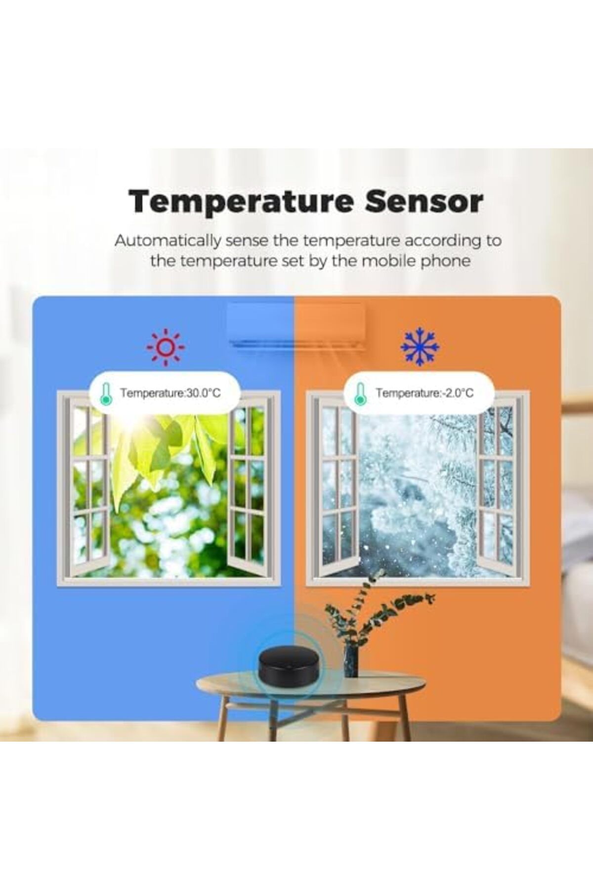 Generic-UanTii Tuya Smart IR Remote Control with Temperature Humidity, WiFi Universal Remote Controller, Sma 7